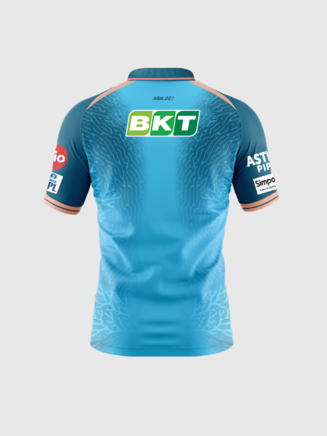 Gujarat Titans Official Player Edition Training Jersey 2025 - Sky Blue (2)