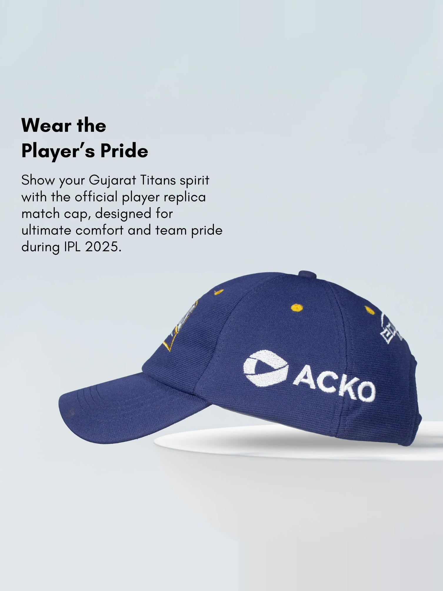 Gujarat Titans Official Player Replica Match Cap 2025 (4)