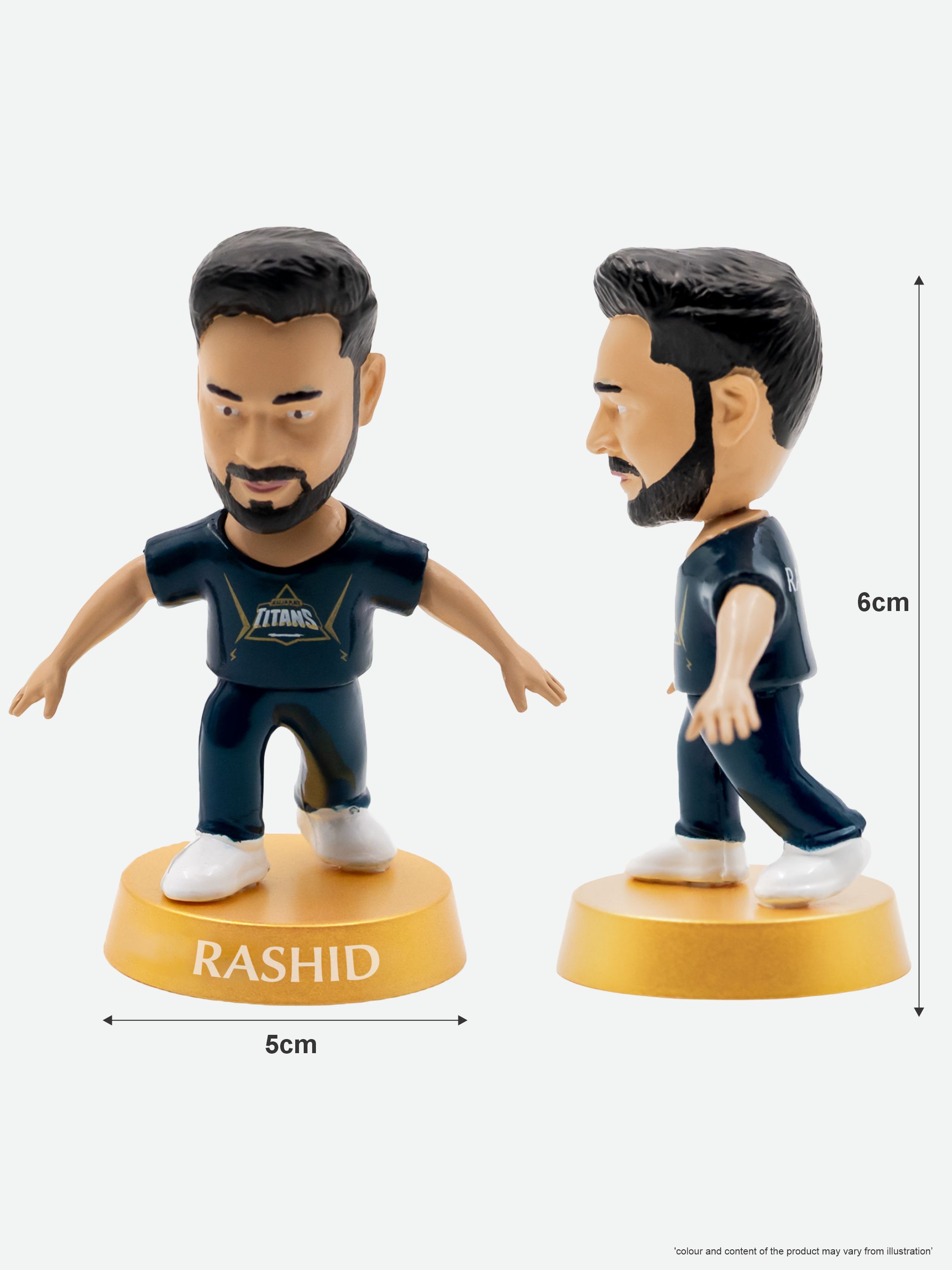 Gujarat Titans Rashid Khan Gujarat Titans Collectible Miniature Figurine (7)