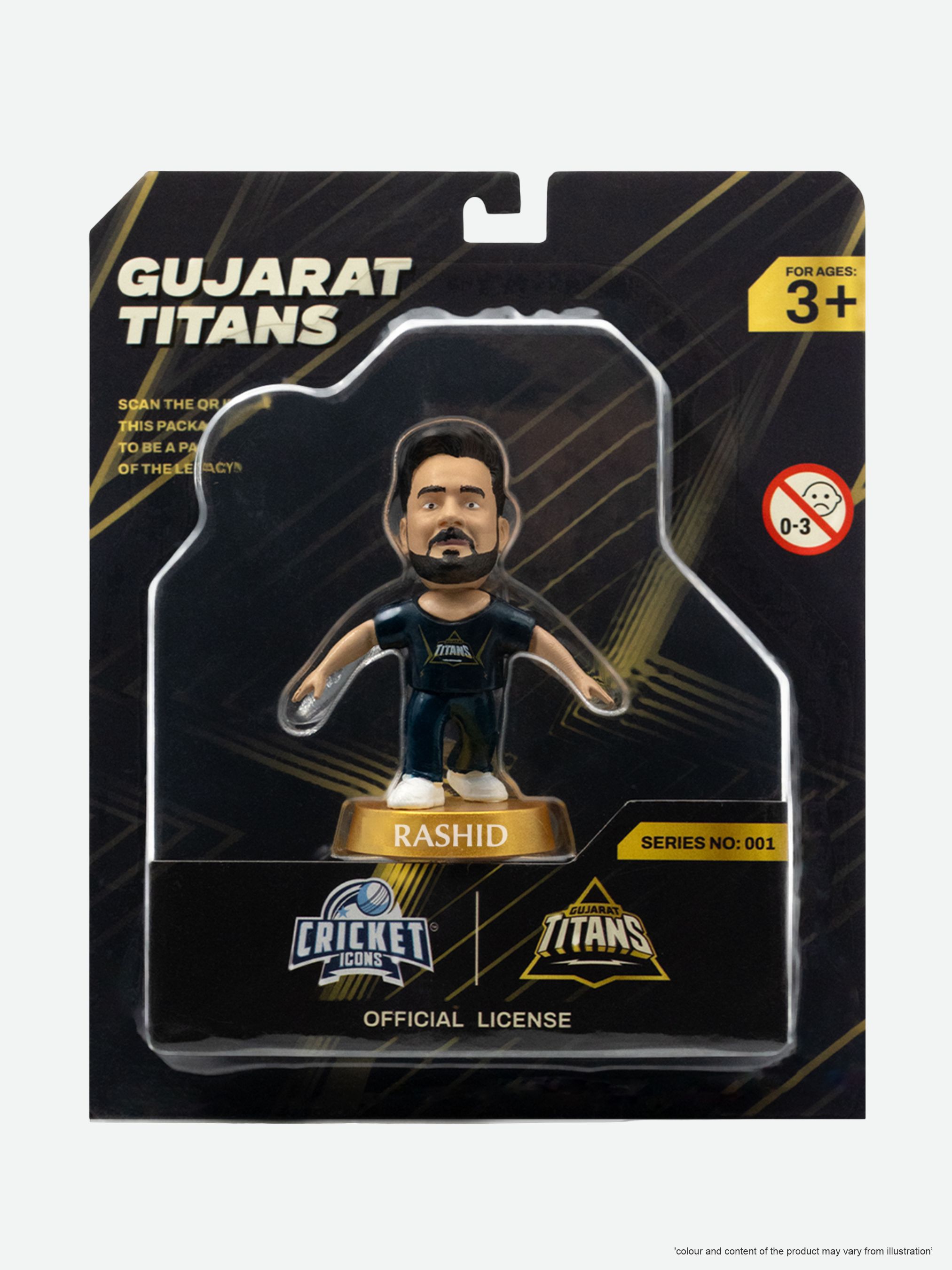 Gujarat Titans Rashid Khan Gujarat Titans Collectible Miniature Figurine (2)