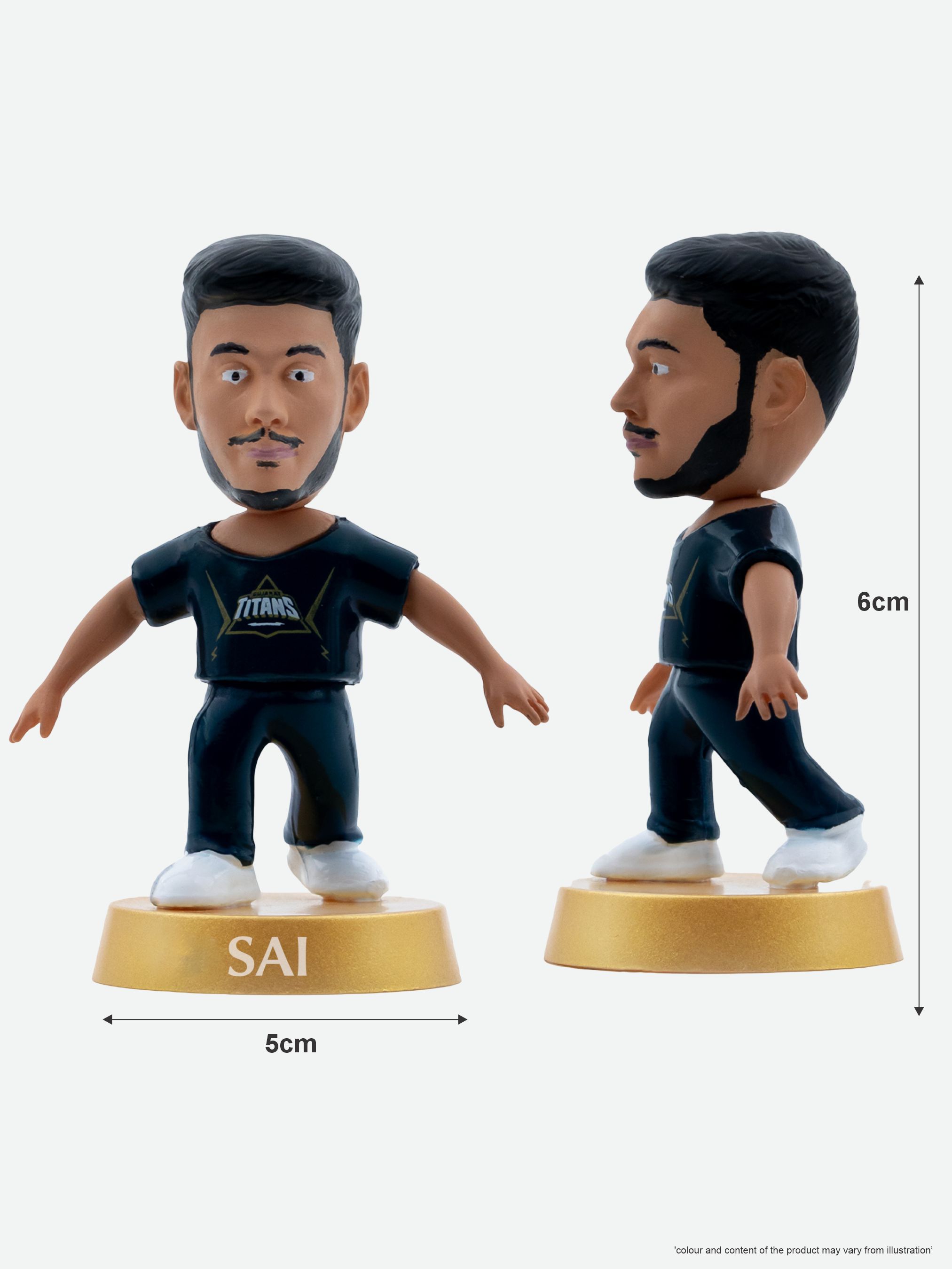 Gujarat Titans  Sai Sudharsan Gujarat Titans Collectible Miniature Figurine (7)