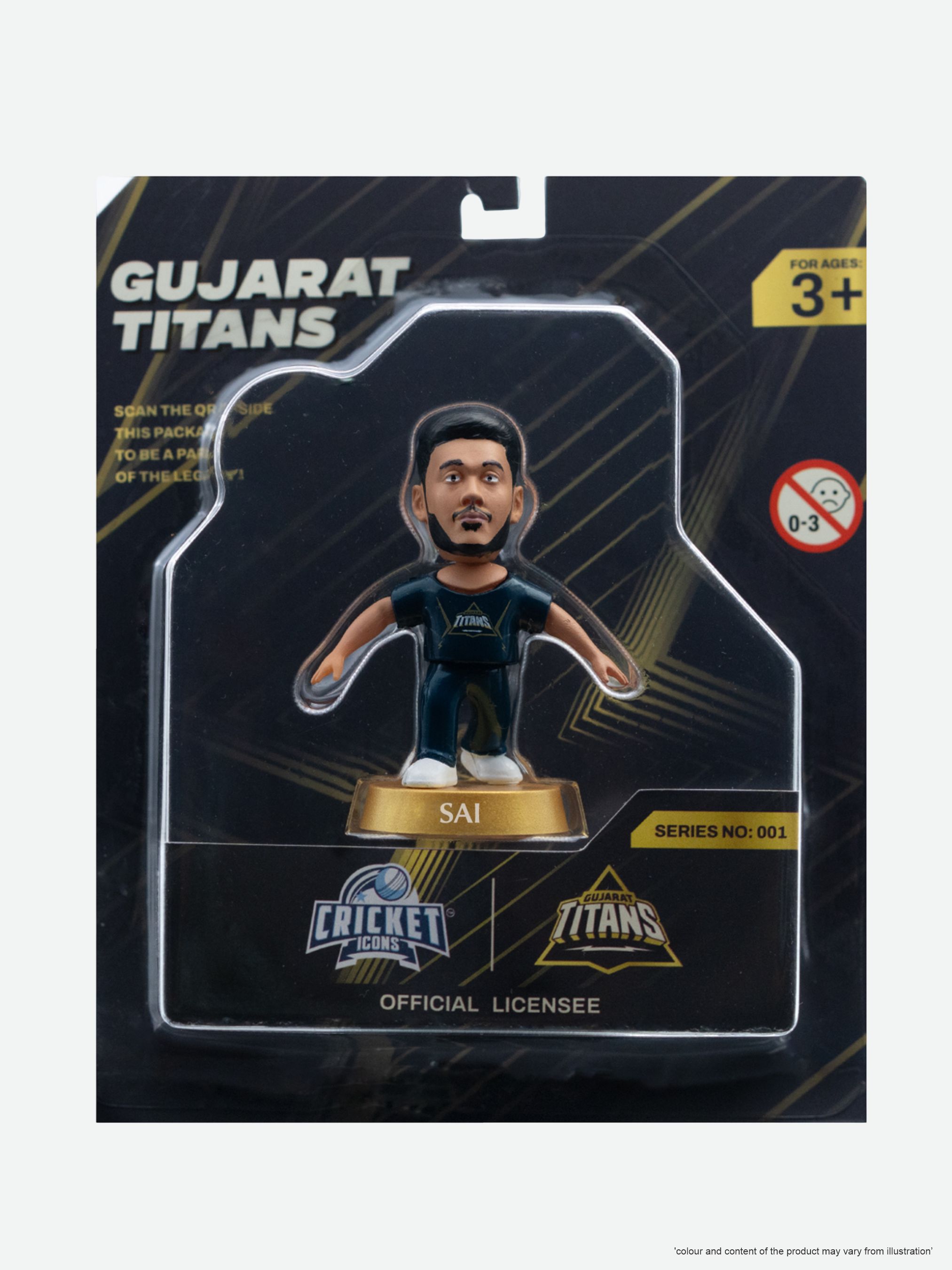 Gujarat Titans  Sai Sudharsan Gujarat Titans Collectible Miniature Figurine (2)