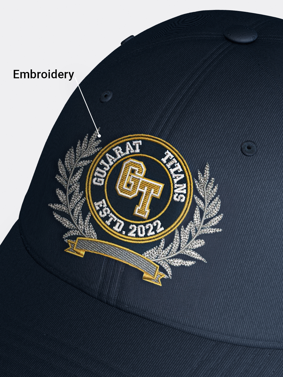 Gujarat Titans Titans Classic Est. 2022 Baseball Cap (3)