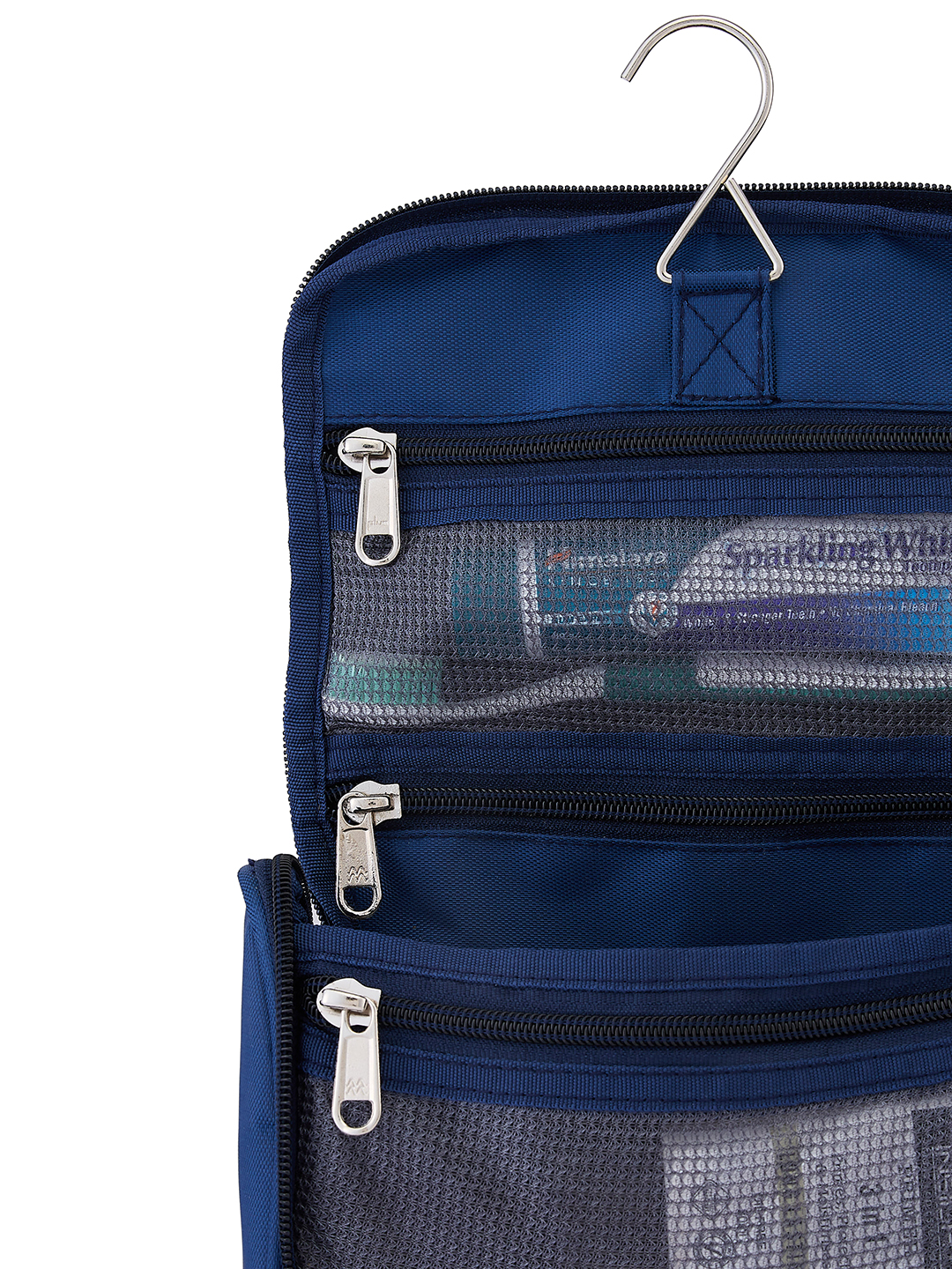 Gujarat Titans Travel Organizer, Shaving Kit and Cosmetics, Toiletry Kit Bag with Large Storage Compartments (Blue) (8)
