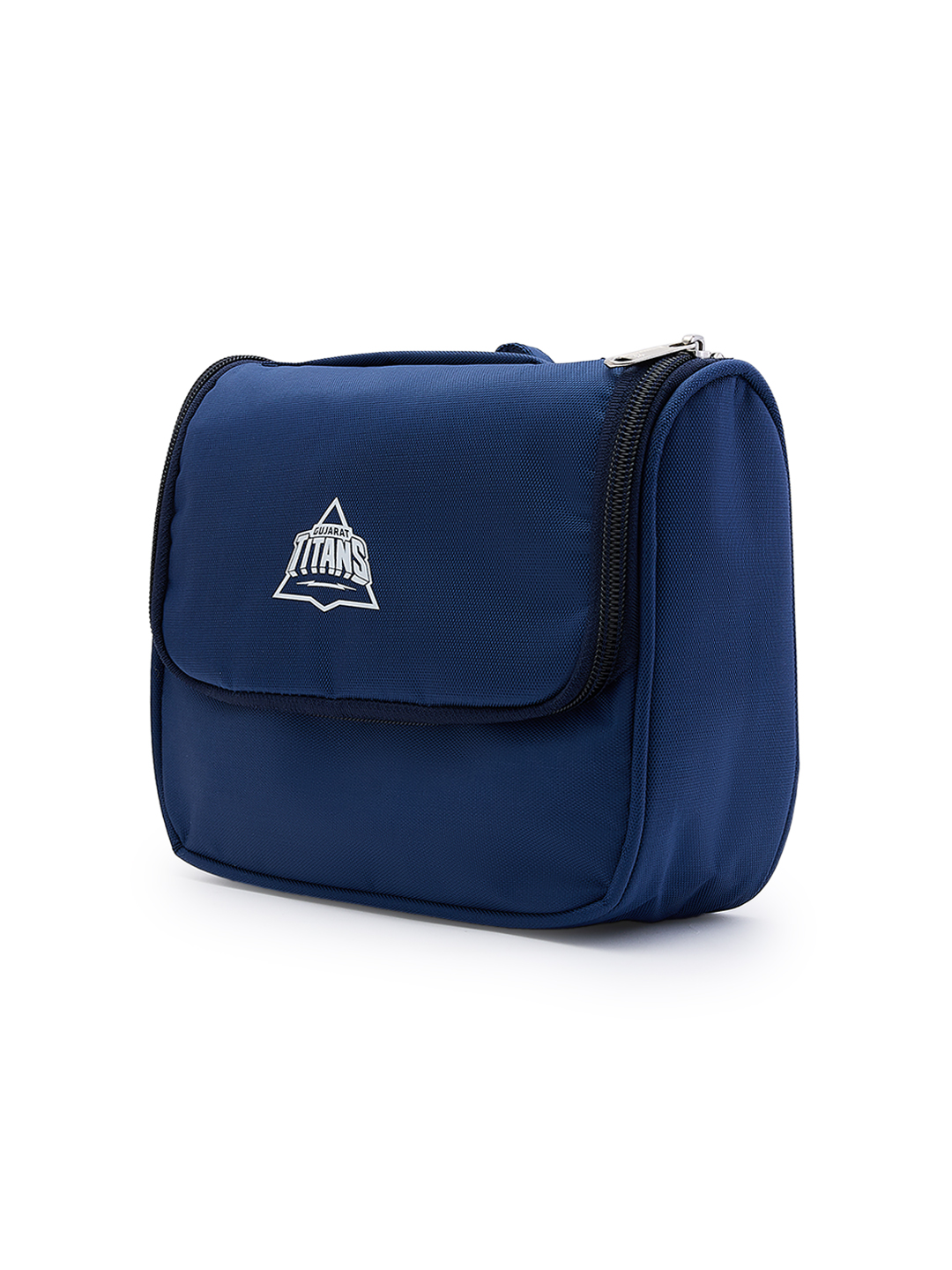 Gujarat Titans Travel Organizer, Shaving Kit and Cosmetics, Toiletry Kit Bag with Large Storage Compartments (Blue) (2)