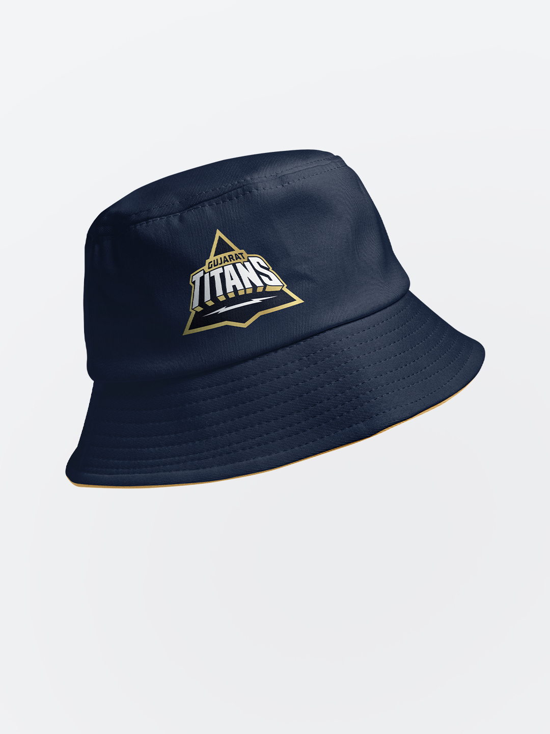 Gujarat Titans Unisex Navy Blue Embroidered Cotton Bucket Hat (2)