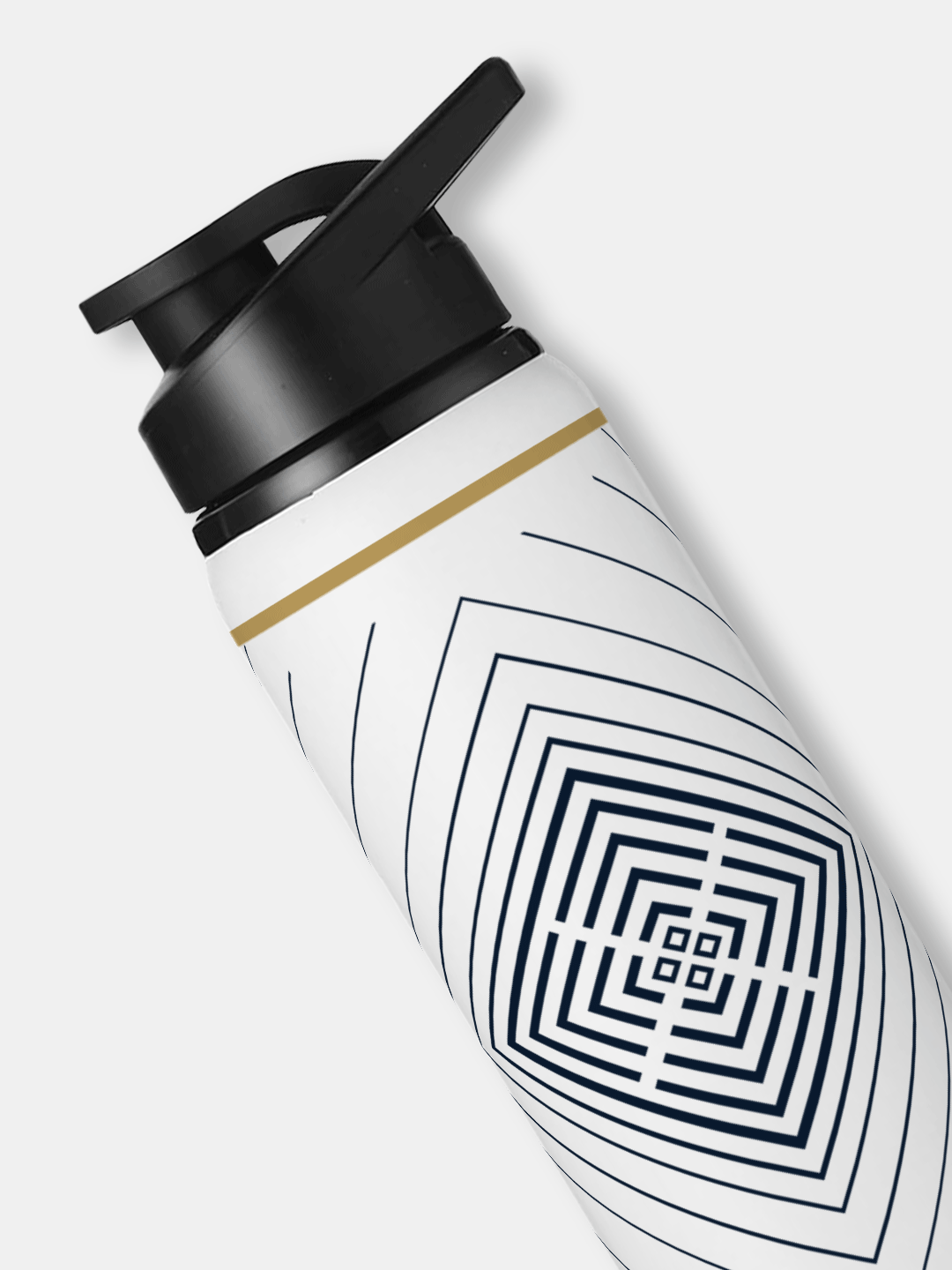 Gujarat Titans Whte and Black Printed Single Walled Aluminium Sports Sipper Bottle - 750 ML (3)