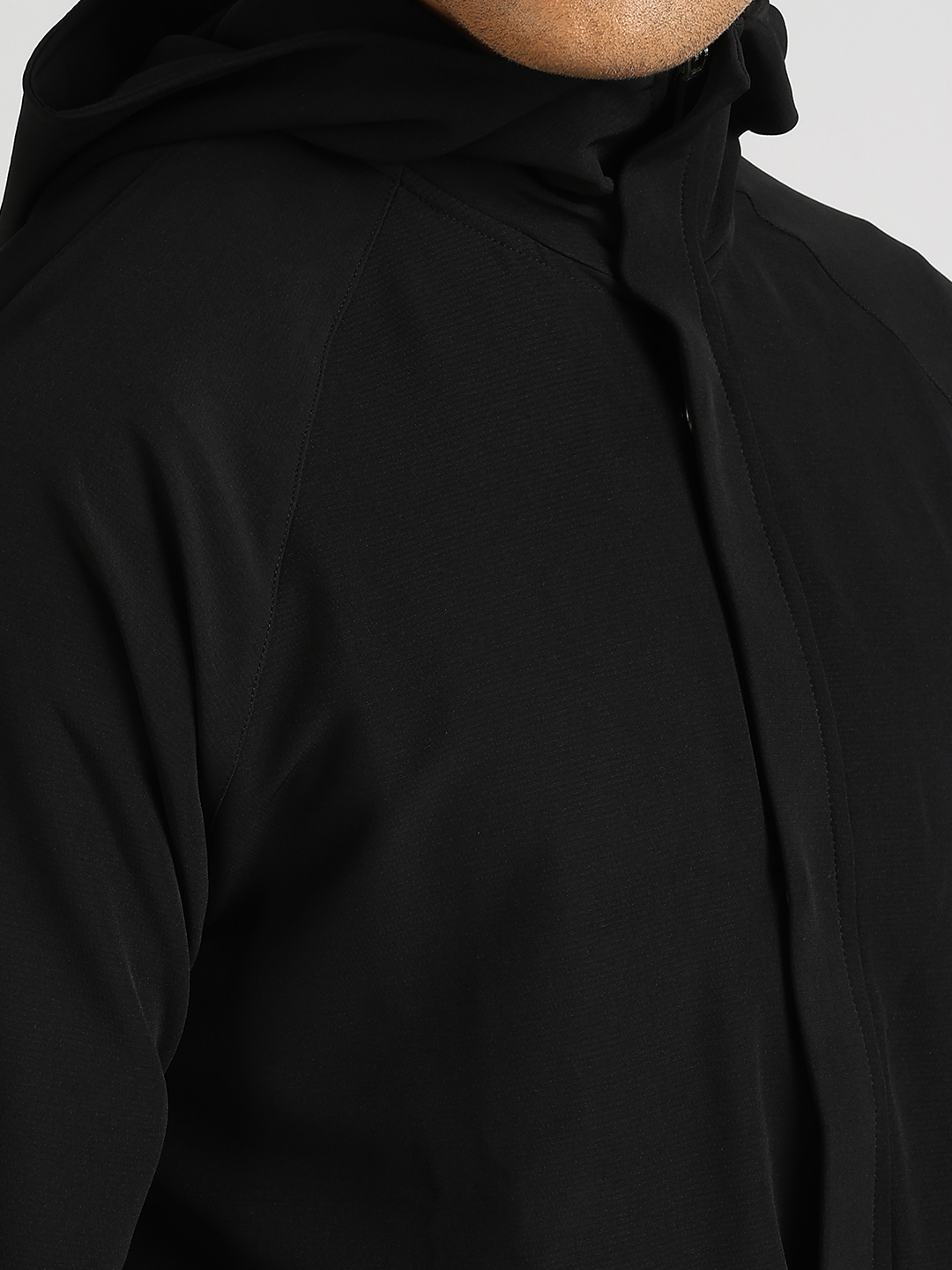 Hardik Pandya Ace Long-Sleeve Regular Fit Jacket in Black for Men (9)