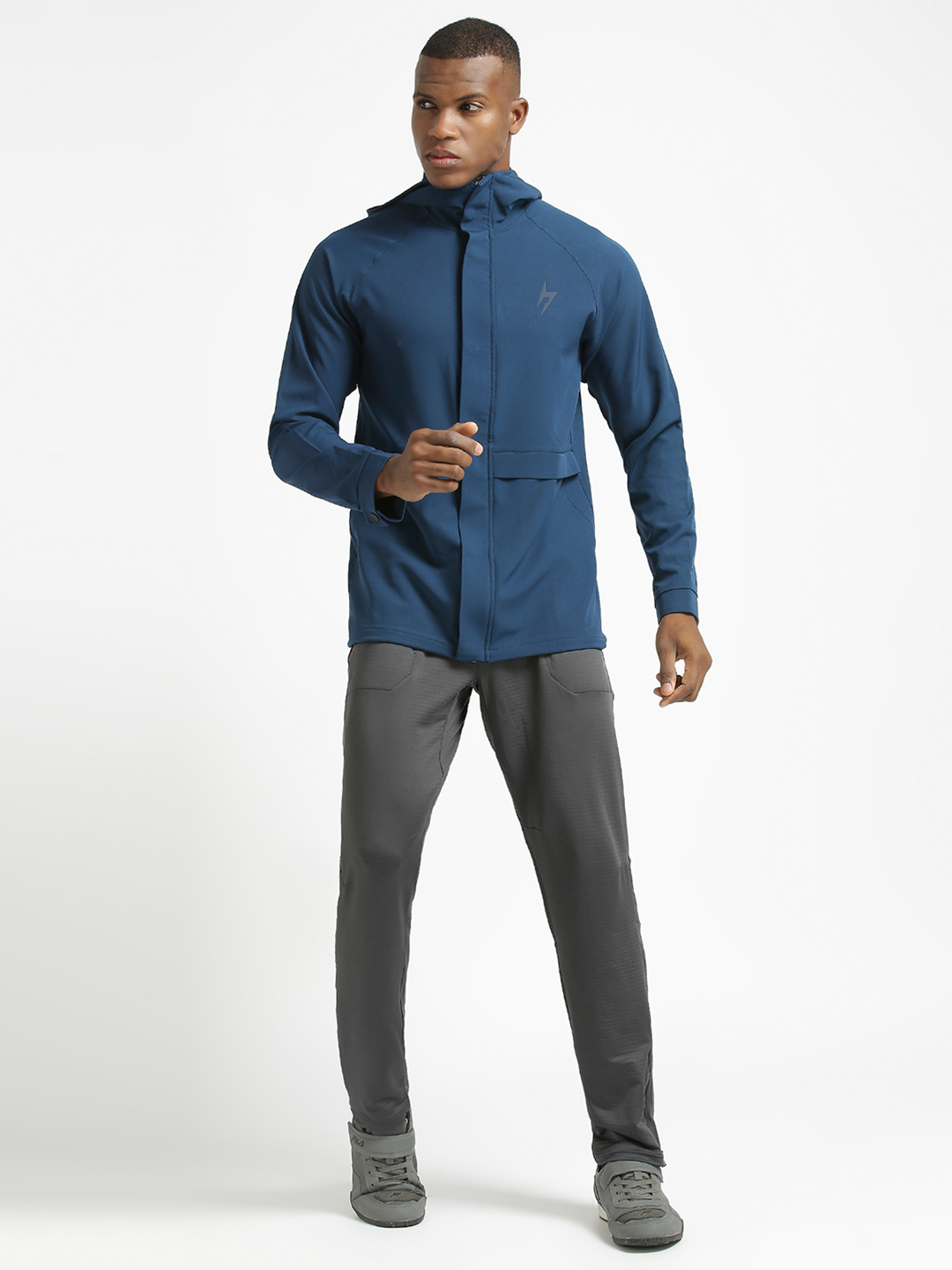 Hardik Pandya Ace Long-Sleeve Regular Fit Jacket in Teal for Men (5)
