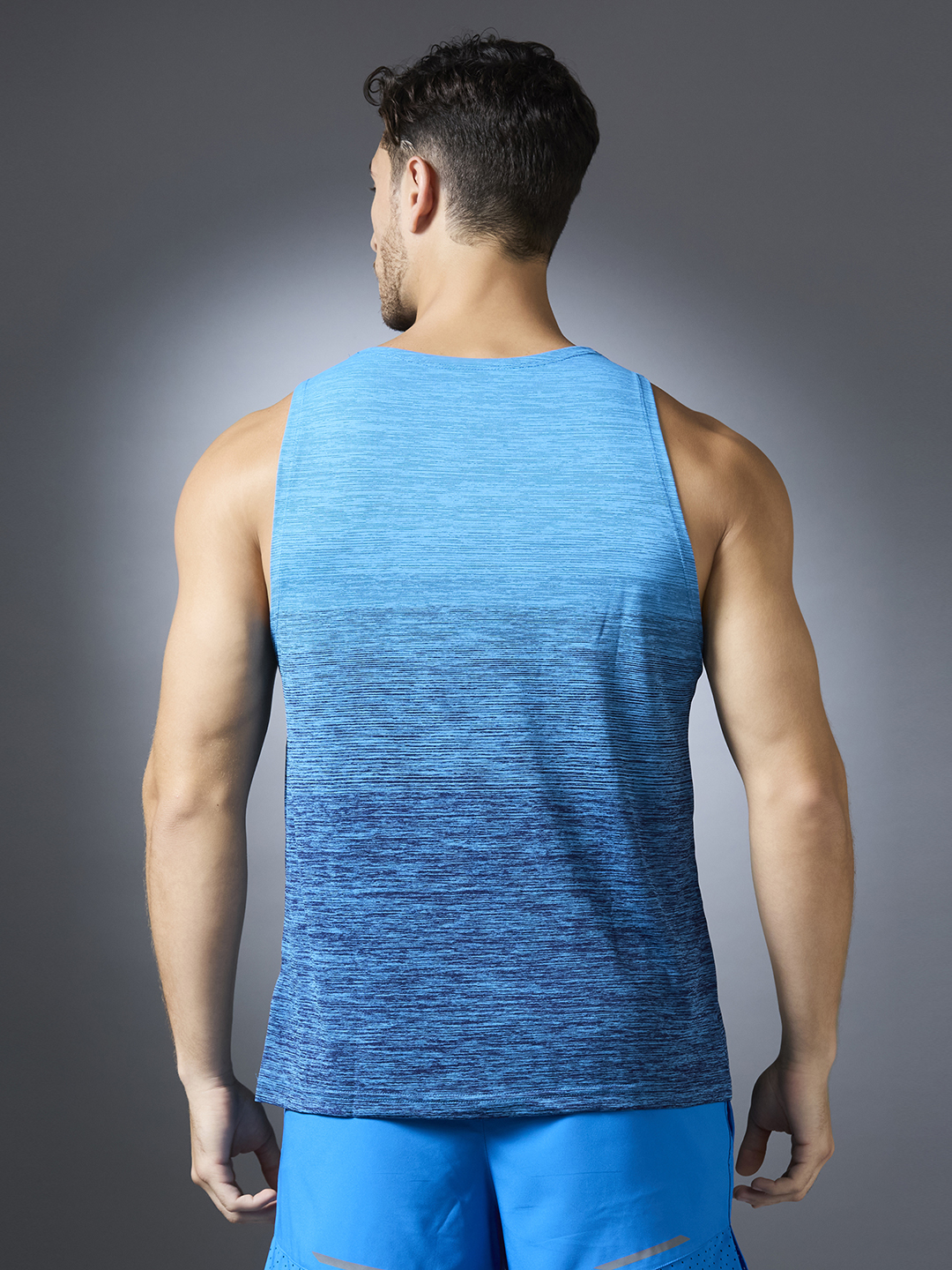 Hardik Pandya Apex Regular Fit Vest in Scuba Blue For Men (5)