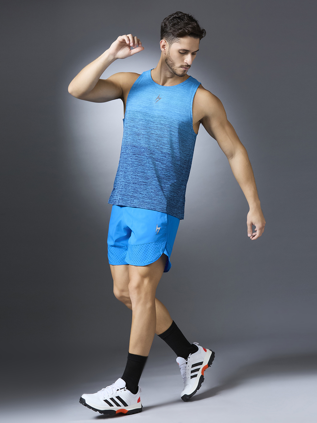 Hardik Pandya Apex Regular Fit Vest in Scuba Blue For Men (7)