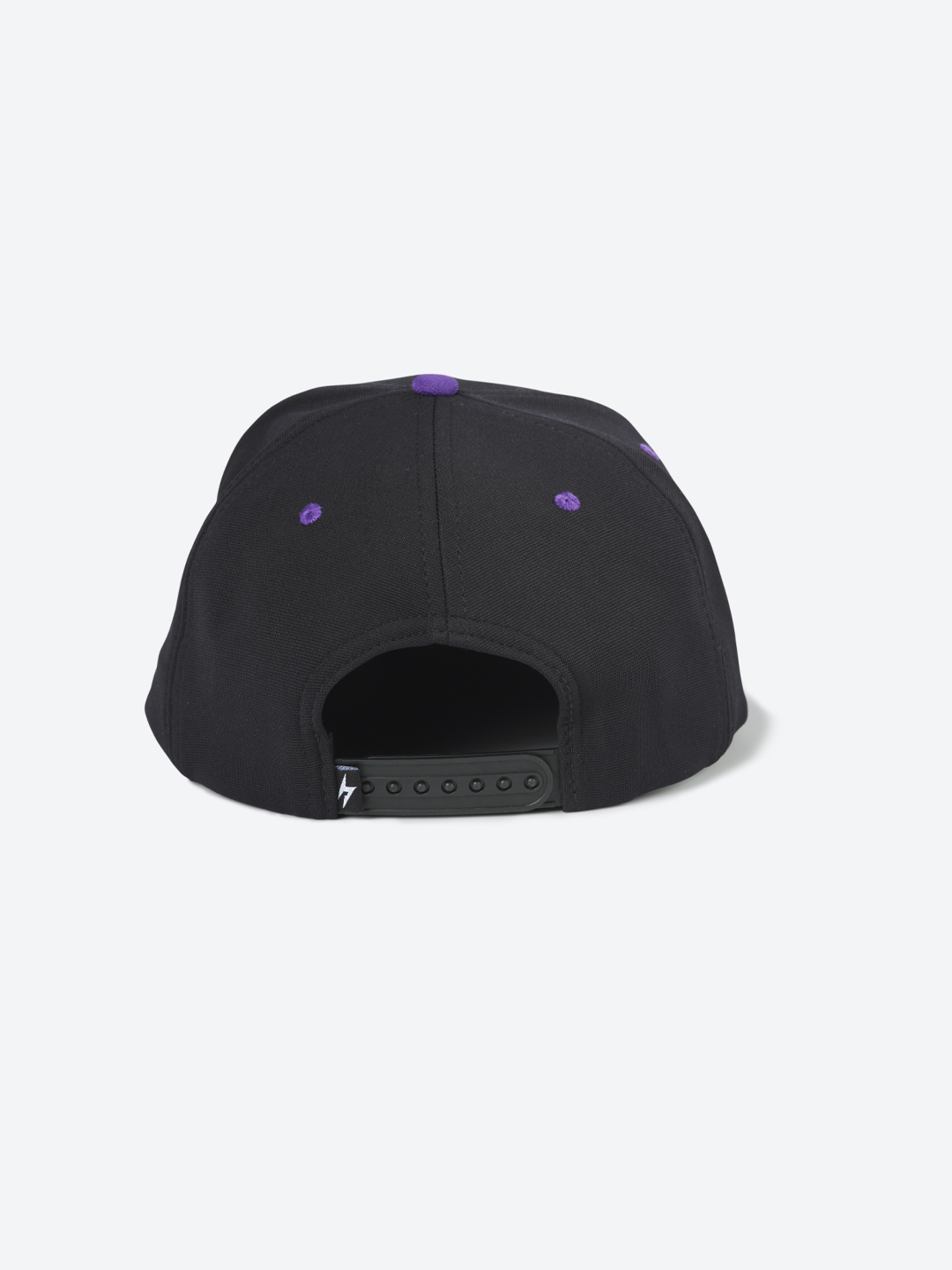Hardik Pandya Bolt Mesh Snapback Adjustable Hiphop Polyester Cap (Black Purple) (3)
