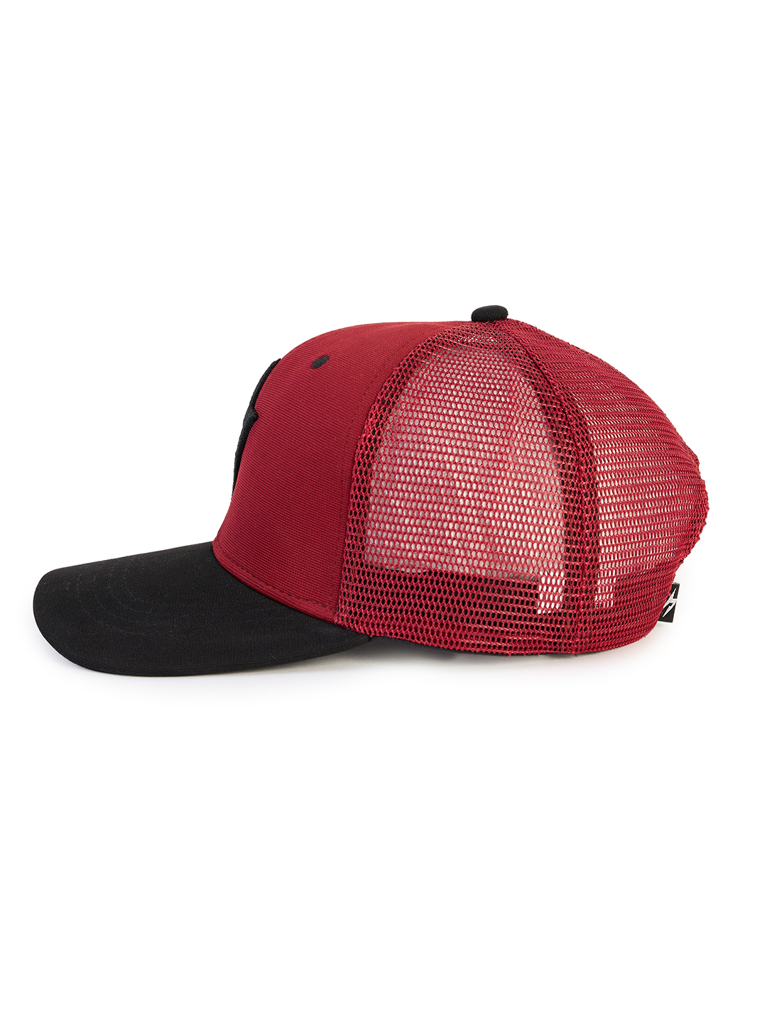 Hardik Pandya Bolt Mesh Snapback Adjustable Hiphop Polyester Cap (Red Black) (5)
