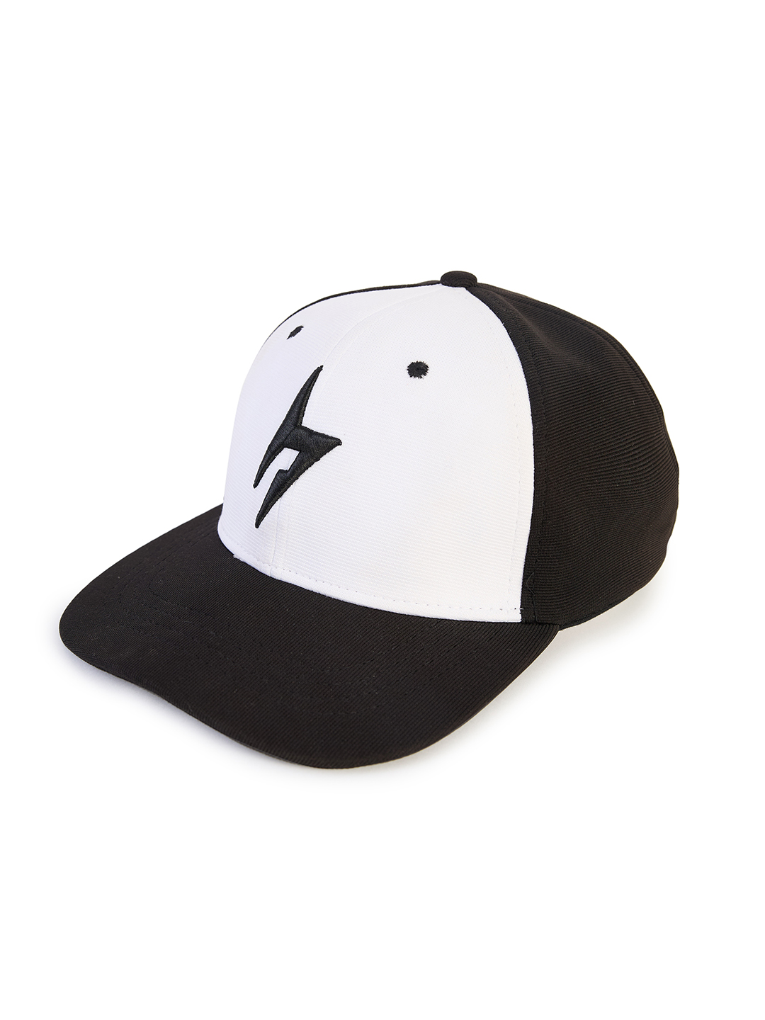 Hardik Pandya Bolt Mesh Snapback Adjustable Hiphop Polyester Cap (White Black) (6)