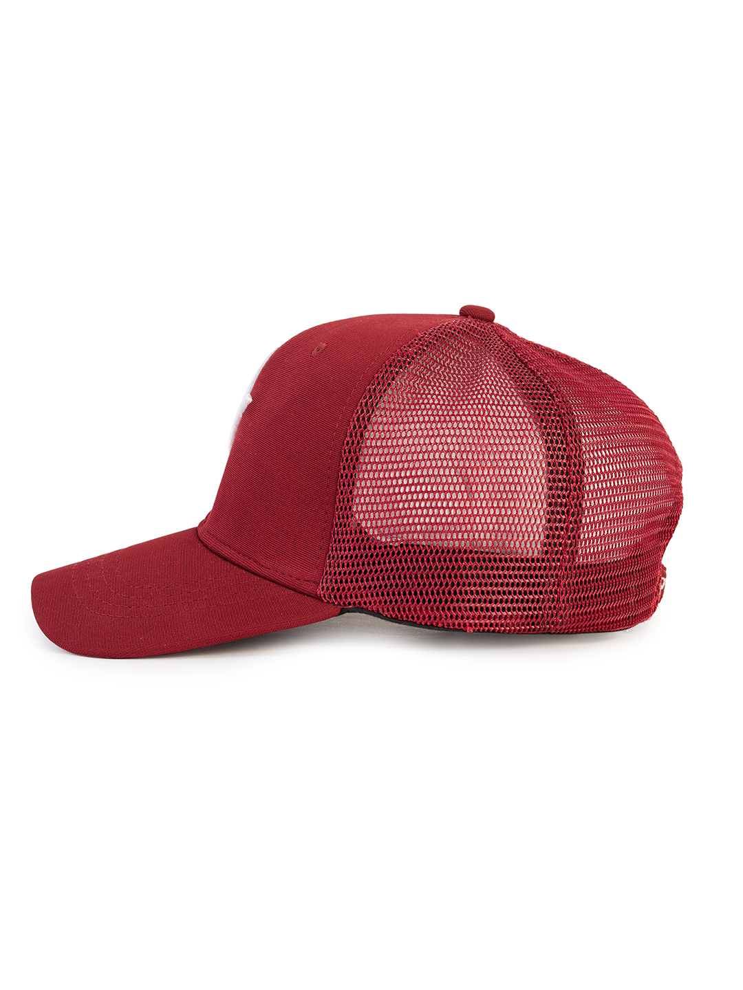 Hardik Pandya Bolt Mesh Snapback Lightweight Adjustable Hiphop Polyester Cap (Maroon) (8)