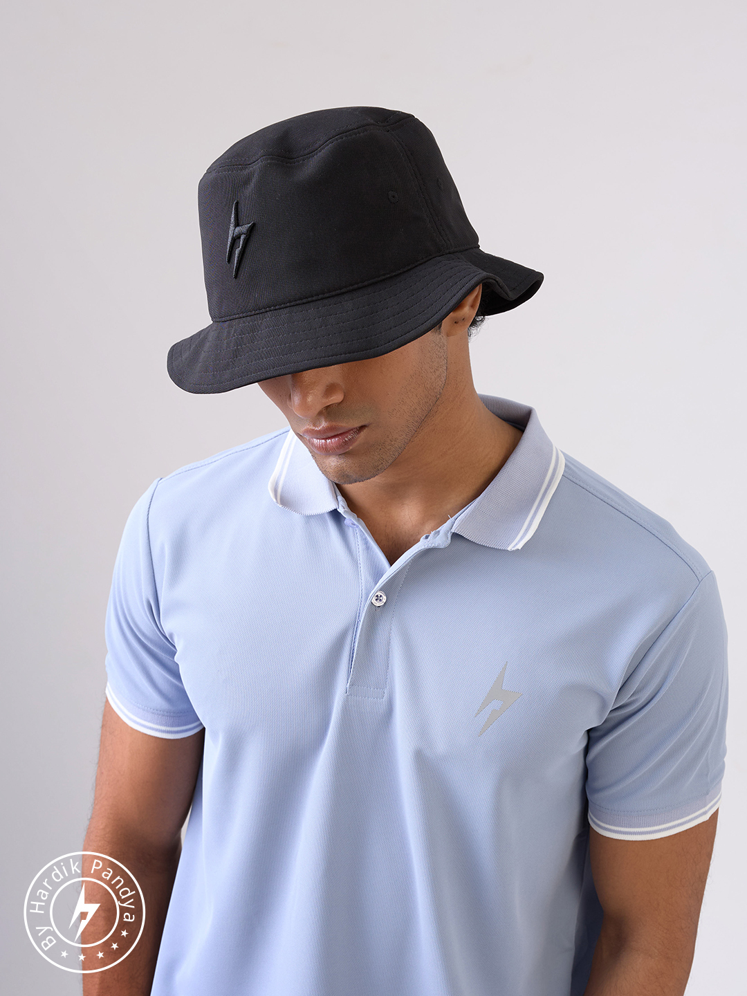 Hardik Pandya Bucket Comfortable Hat For Outdoor Travel Hiking Trekking (Black) (1)