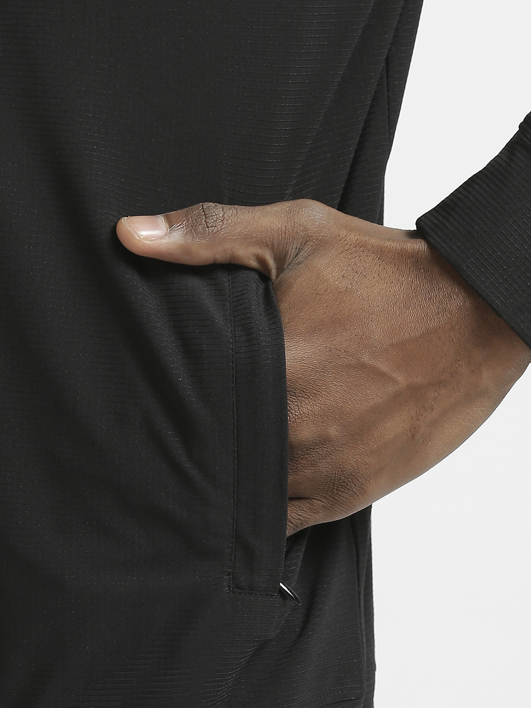 Hardik Pandya Elevate Long-Sleeve Regular Fit Performance Jacket in Black for Men (7)