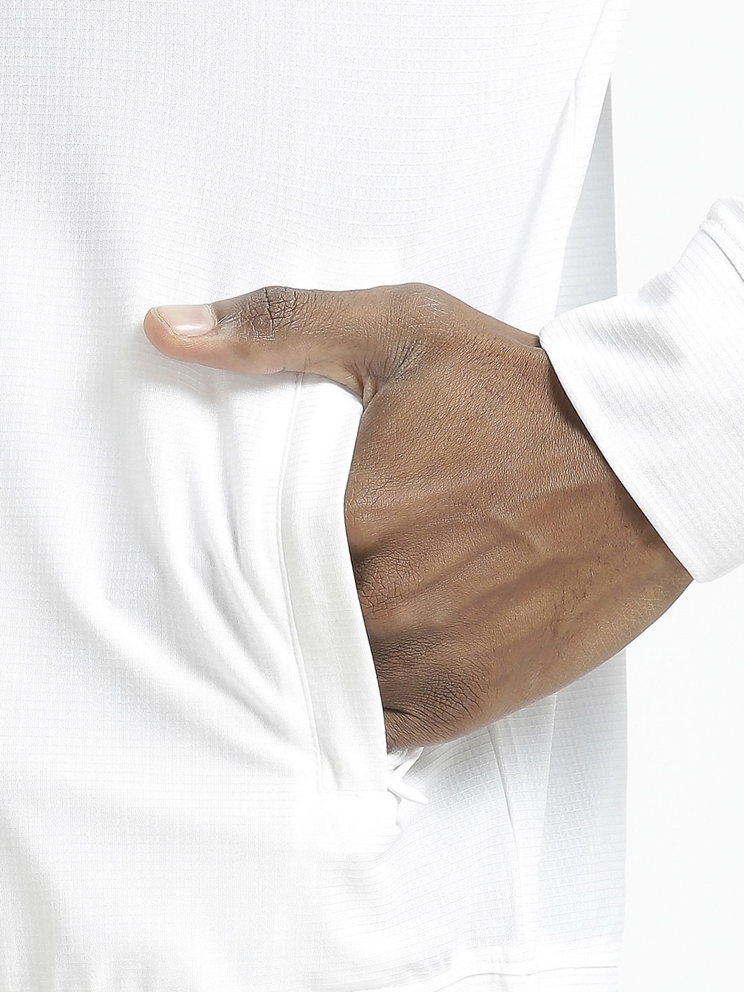 Hardik Pandya Elevate Long-Sleeve Regular Fit Performance Jacket in White for Men (10)