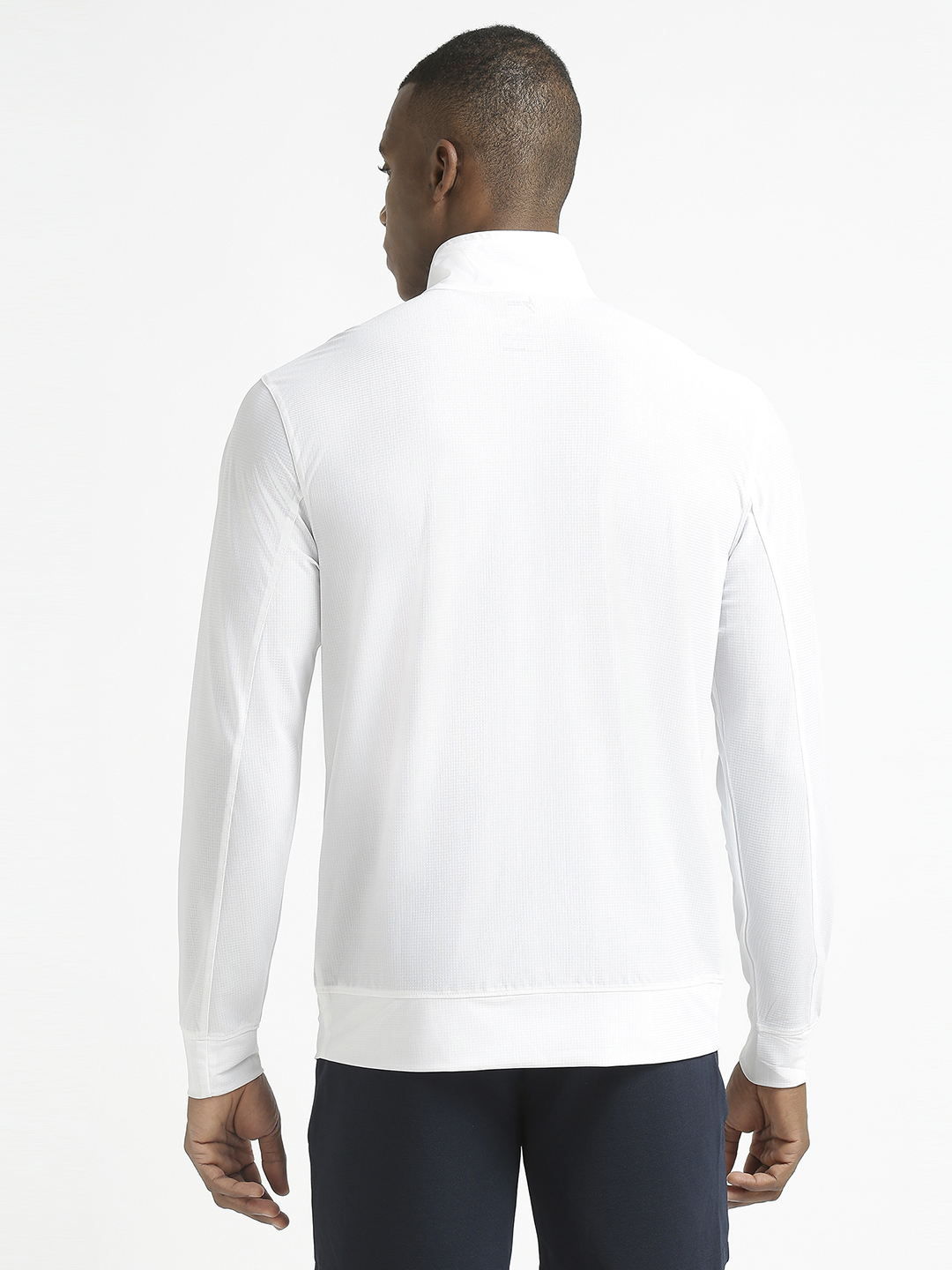 Hardik Pandya Elevate Long-Sleeve Regular Fit Performance Jacket in White for Men (7)