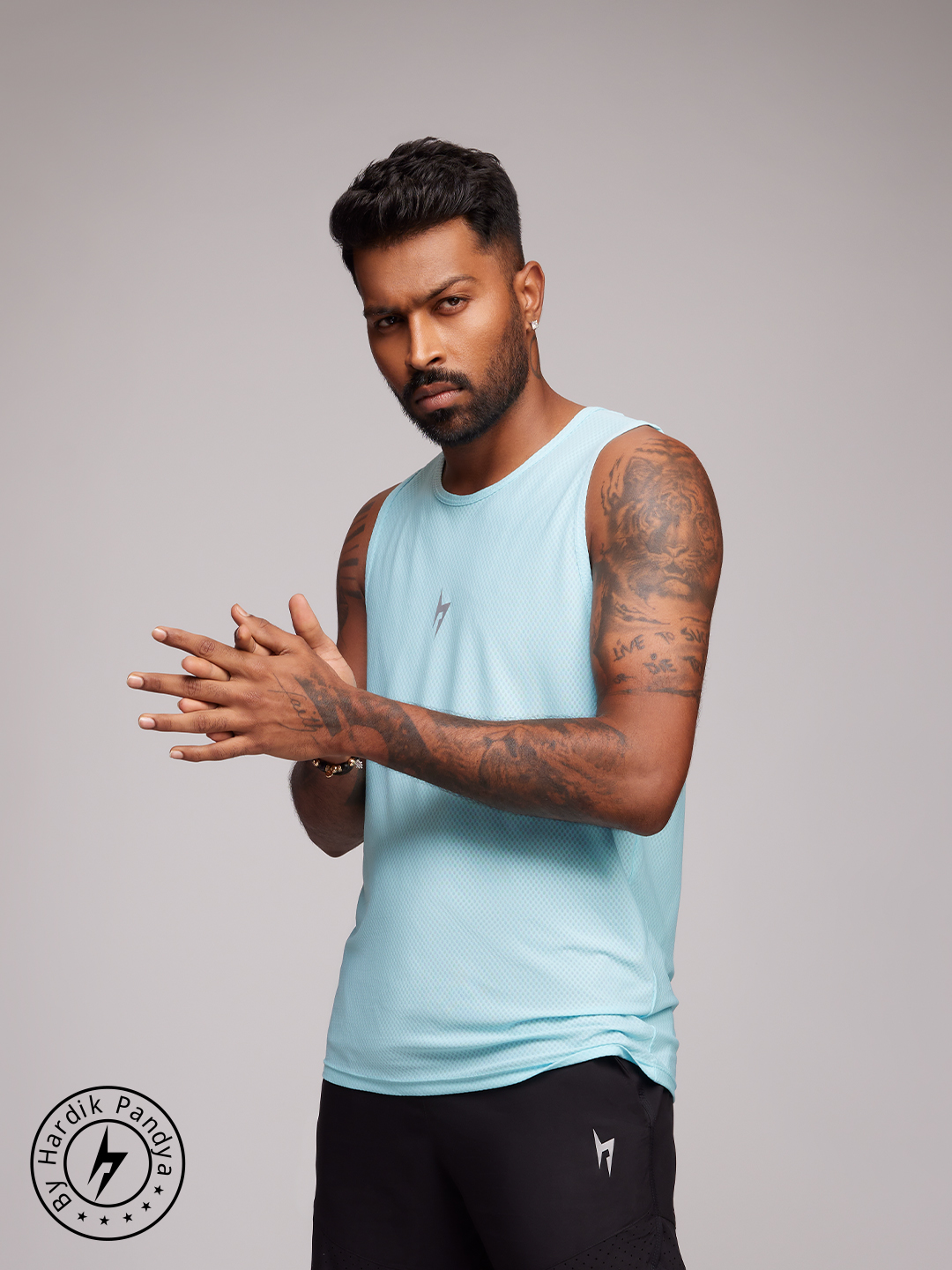 Evolve Regular Fit Vest in Aqua for Men