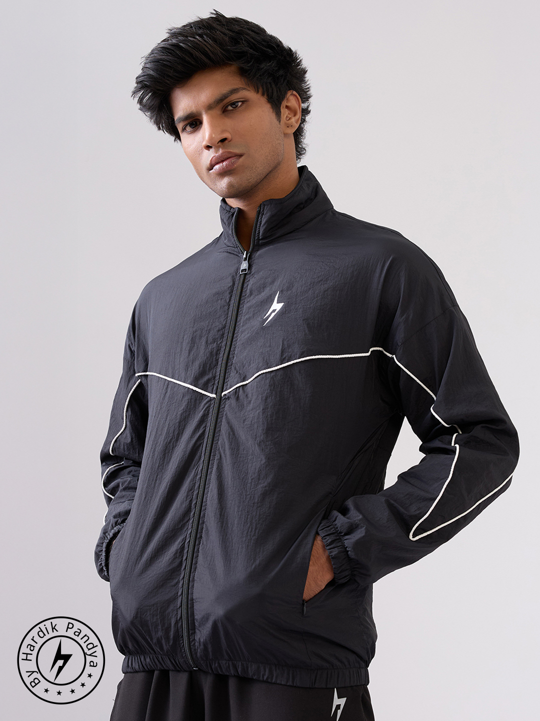 FlexForm Long-Sleeve Lightweight Performance Jacket in Black for Men