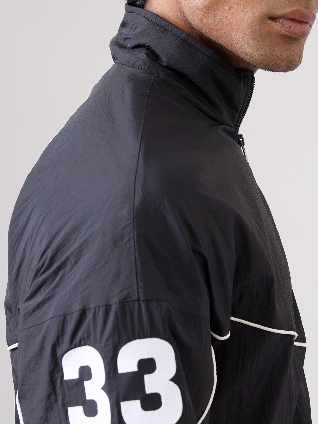 Hardik Pandya FlexForm Long-Sleeve Lightweight Performance Jacket in Black for Men (7)