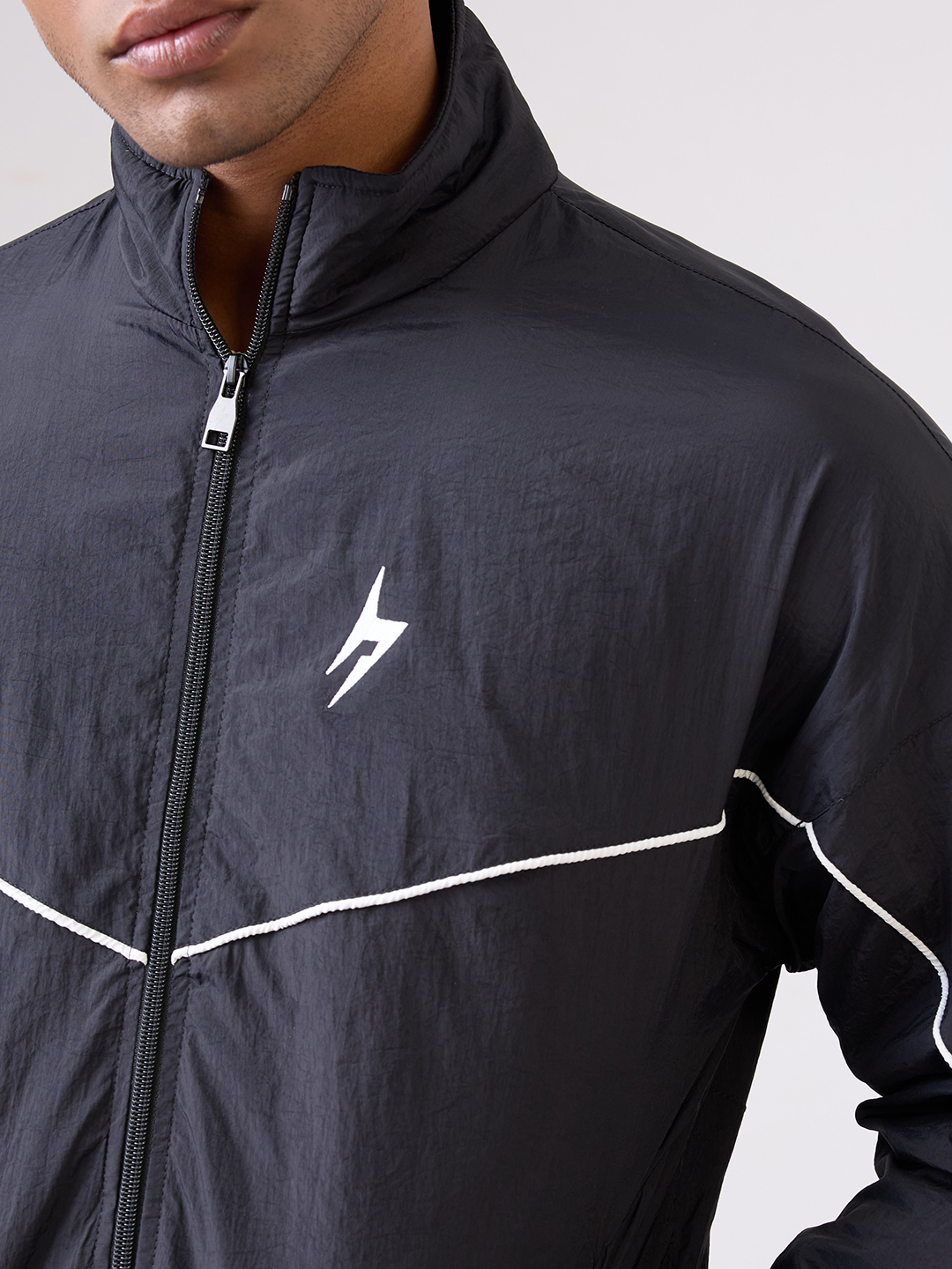 Hardik Pandya FlexForm Long-Sleeve Lightweight Performance Jacket in Black for Men (6)