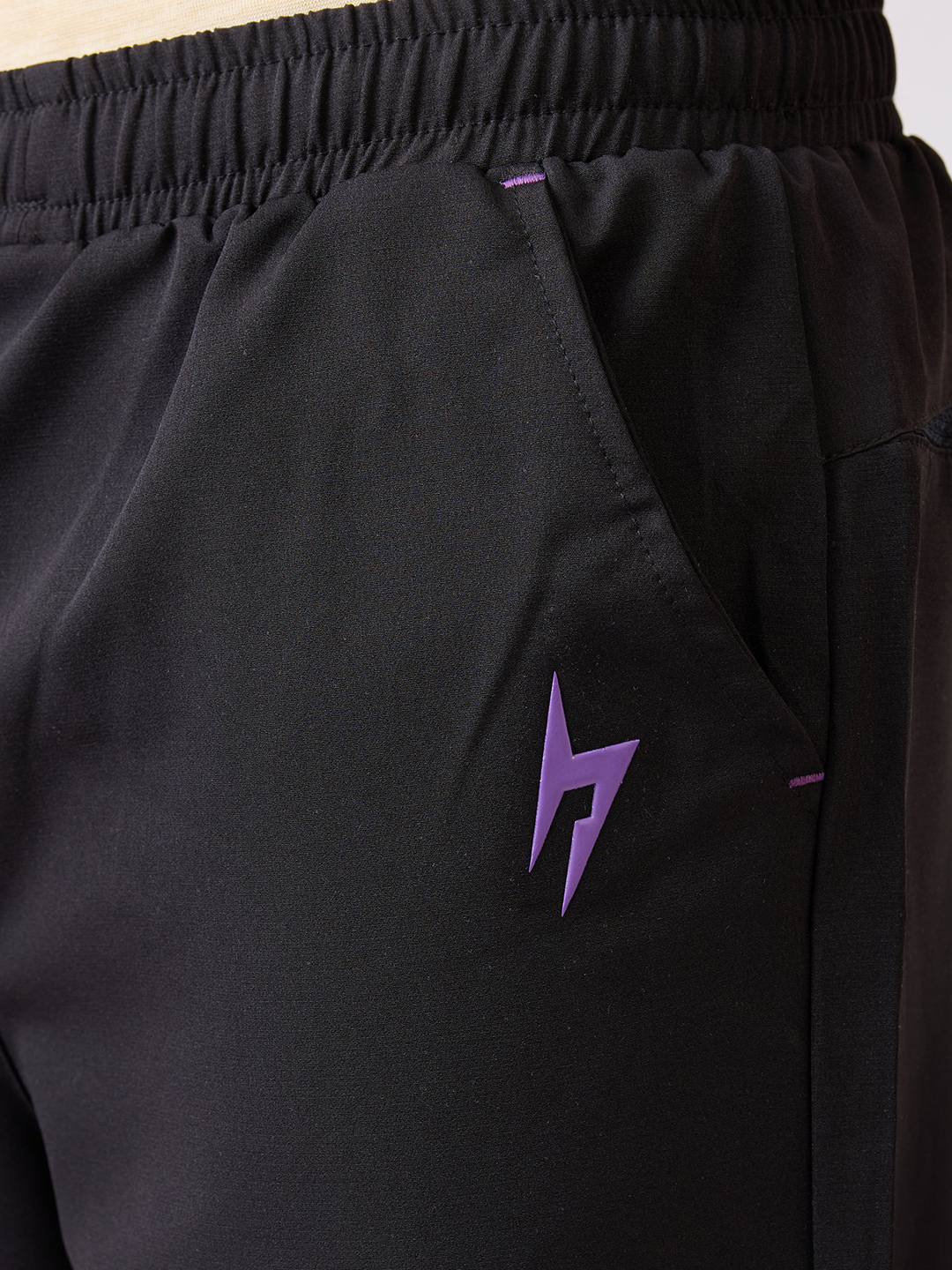 Hardik Pandya Men PowerPlay Athletic Lightweight Activewear Black Shorts for Workout, Gym, Running, Yoga and Sports (7)