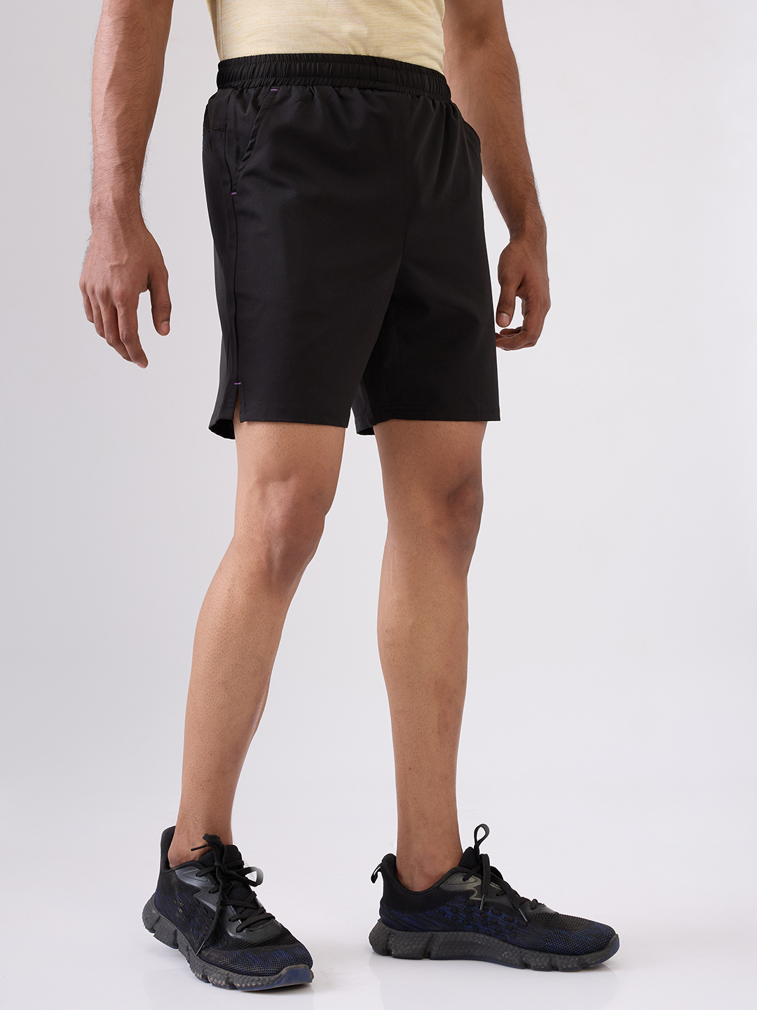 Hardik Pandya Men PowerPlay Athletic Lightweight Activewear Black Shorts for Workout, Gym, Running, Yoga and Sports (4)