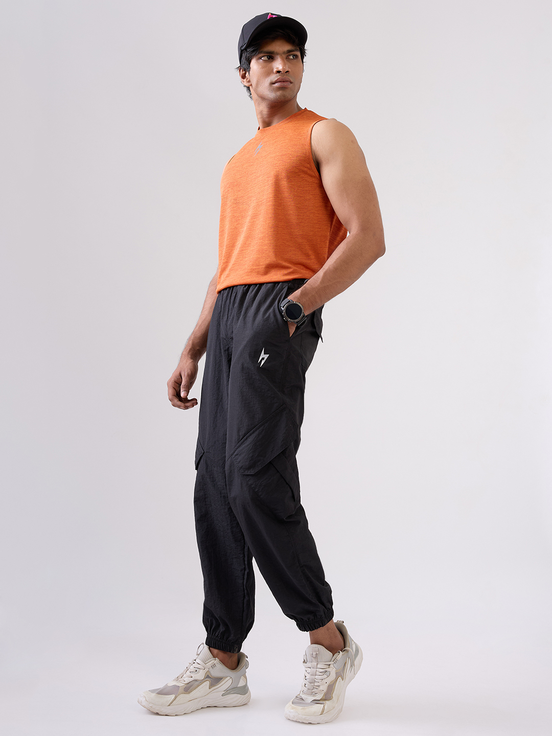 Hardik Pandya Men Drive Outdoor Black Track Pant for Workout, Gym, Running, Yoga, Indoor & Outdoor Sports (5)