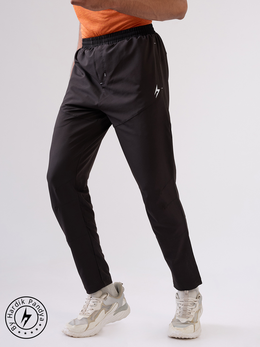 Hardik Pandya Men Grind Outdoor Black Track Pant for Workout, Gym, Running, Yoga, Indoor & Outdoor Sports (1)