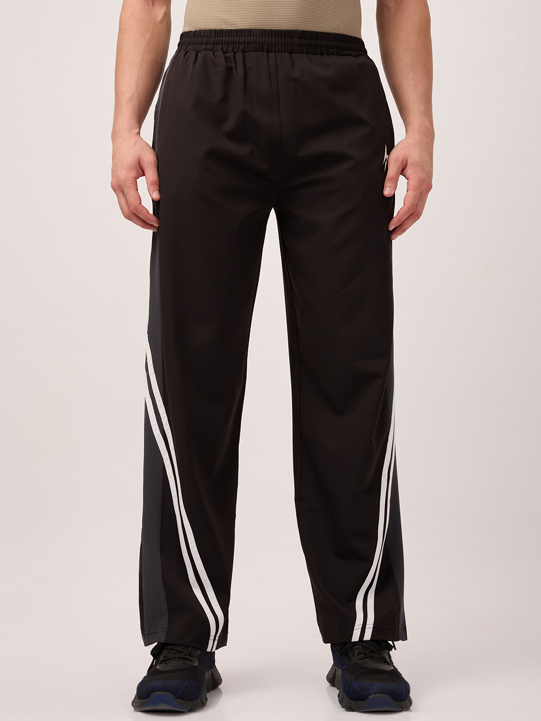Hardik Pandya Men Fastlane Outdoor Black/Gey Track Pant for Workout, Gym, Running, Yoga, Indoor & Outdoor Sports (2)