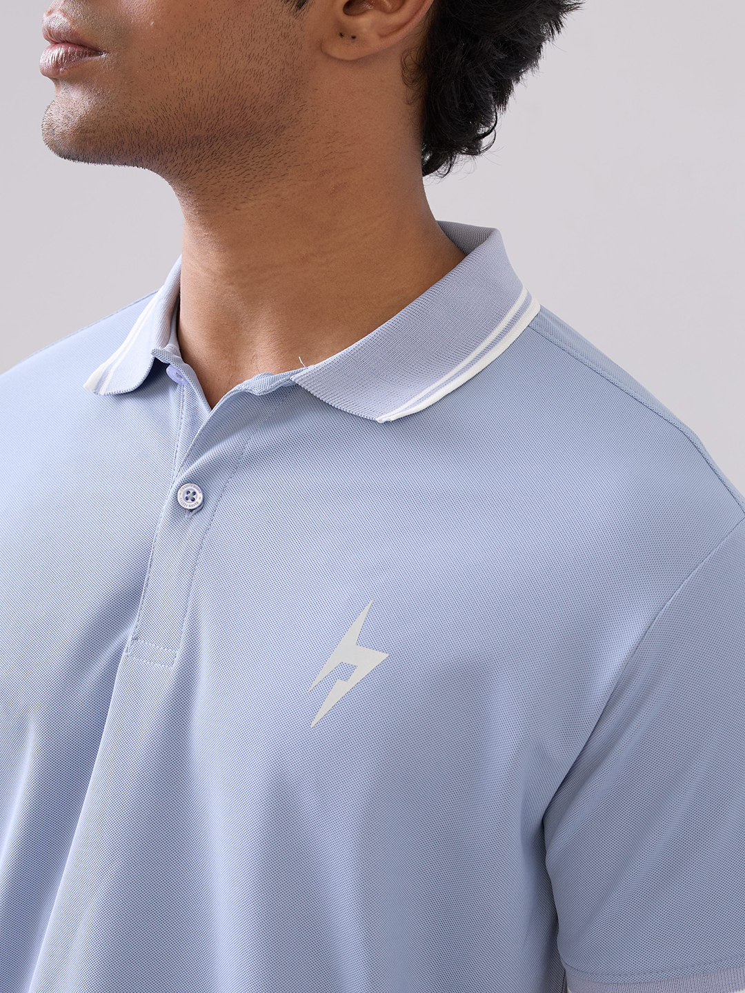 Hardik Pandya Men MVP Polo Neck Casual Wear Blue Shadow T-Shirt (6)