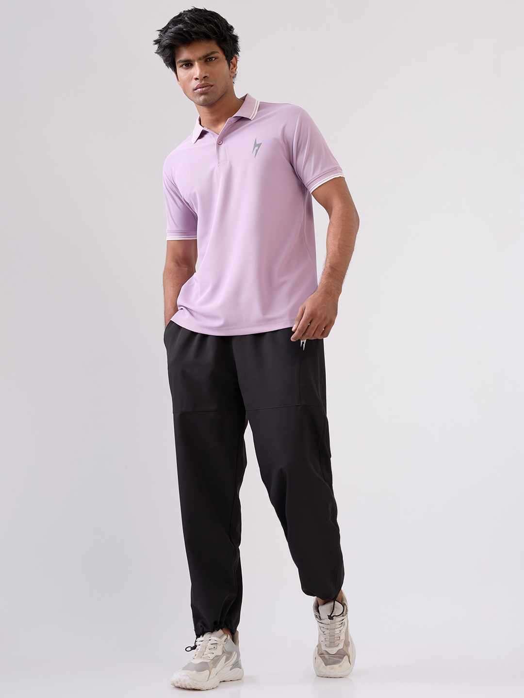 Hardik Pandya Men MVP Polo Neck Casual Wear Dusty Pink T-Shirt (8)