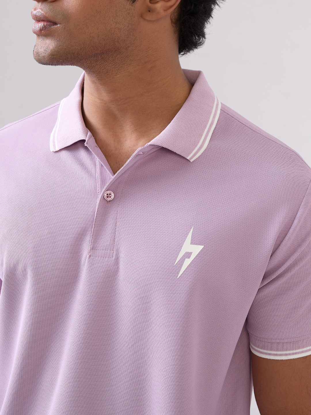 Hardik Pandya Men MVP Polo Neck Casual Wear Dusty Pink T-Shirt (7)