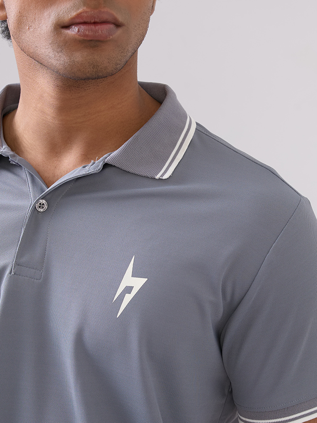 Hardik Pandya Men MVP Polo Neck Casual Wear Grey T-Shirt (6)