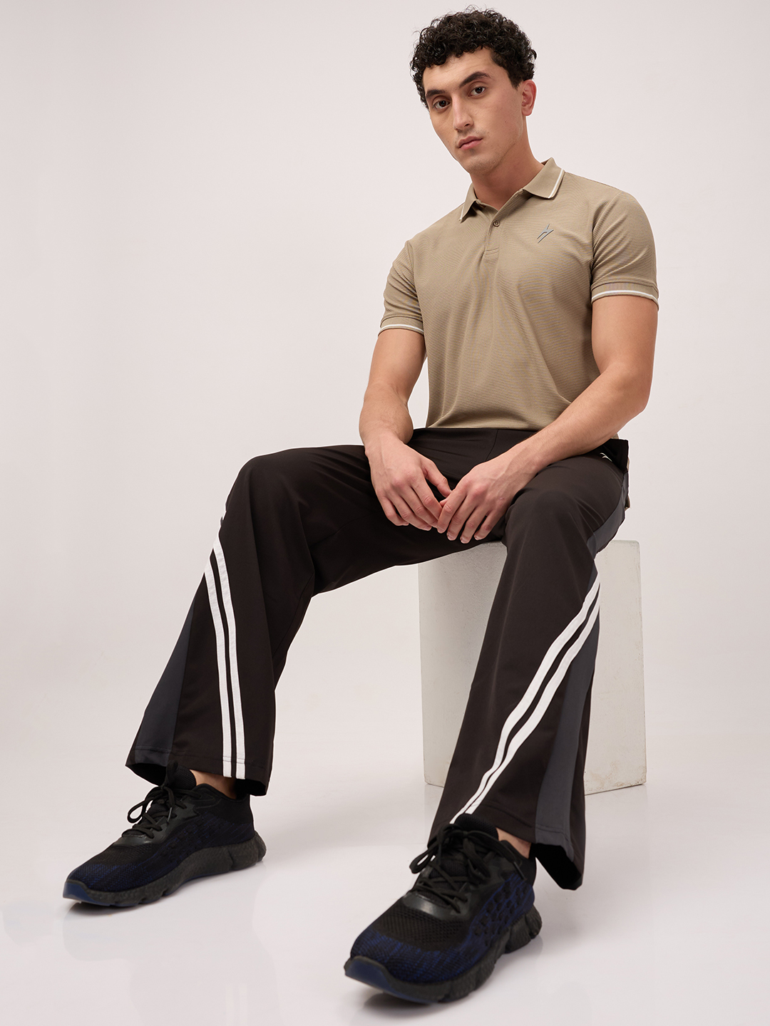 Hardik Pandya Men MVP Polo Neck Casual Wear Mud Grey T-Shirt (7)