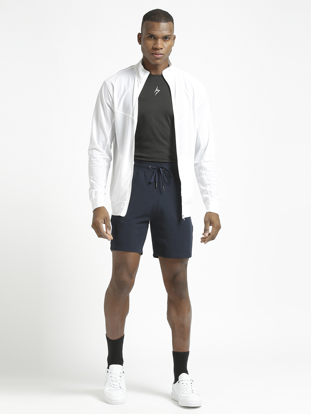 Hardik Pandya Men Adaptive Athletic Lightweight Activewear Navy Blue Short for Workout, Gym, Running, Yoga and Sports (5)
