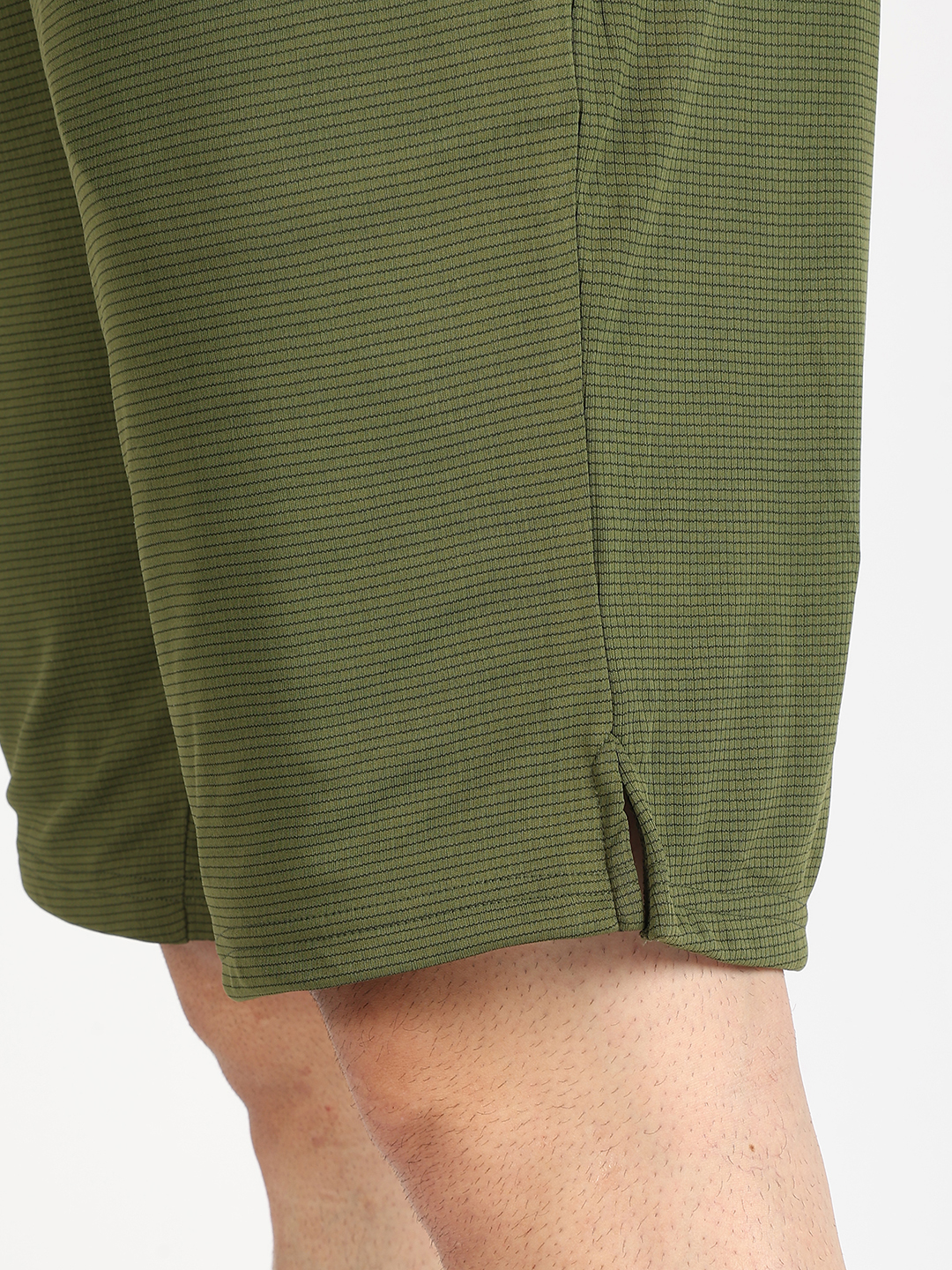 Hardik Pandya Men Adaptive Athletic Lightweight Activewear Olive Short for Workout, Gym, Running, Yoga and Sports (10)