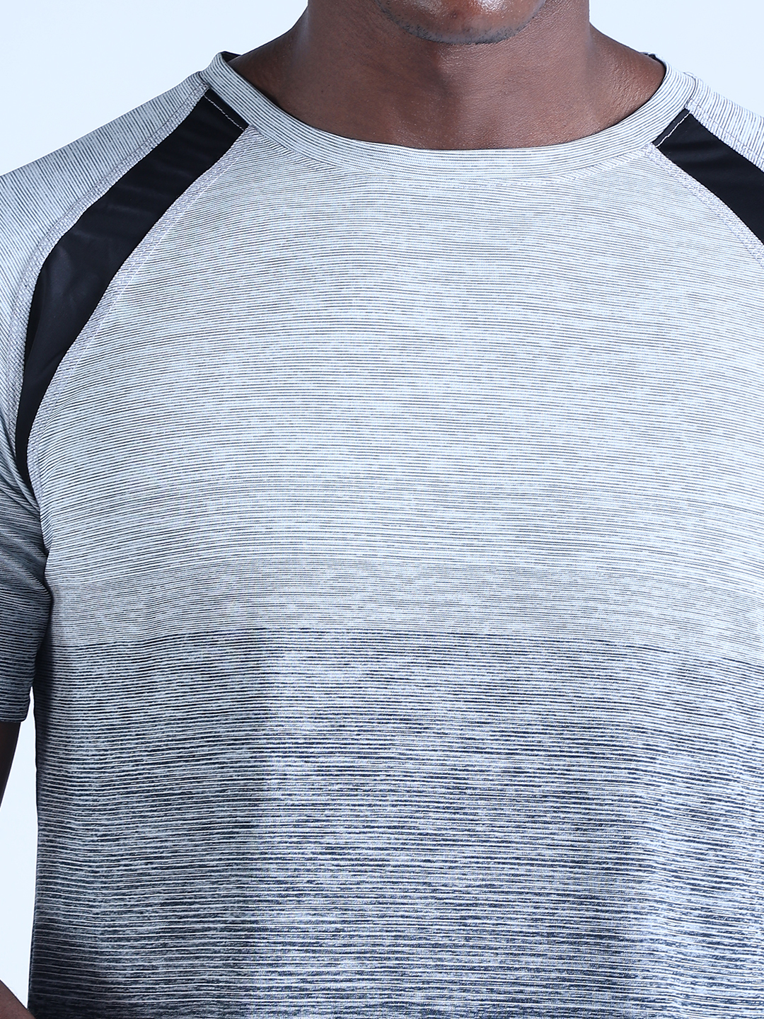 Hardik Pandya Men All-Rounder Quick Dry Round Neck Anthra Melange T-Shirt for Gym, Running, Yoga, Indoor & Outdoor Sport (9)