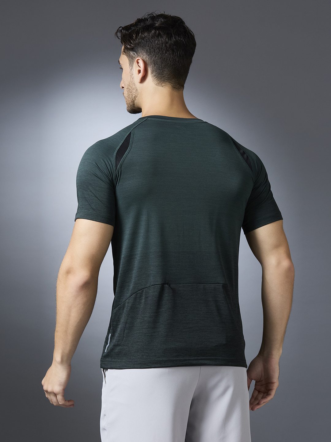 Hardik Pandya Men All-Rounder Quick Dry Round Neck Olive T-Shirt for Gym, Running, Yoga, Indoor & Outdoor Sports (5)