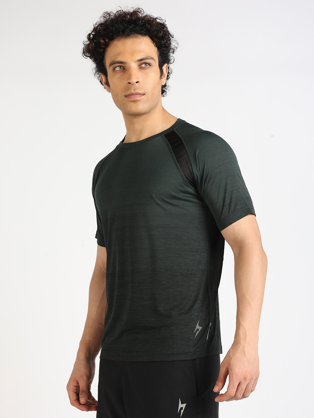 Hardik Pandya Men All-Rounder Quick Dry Round Neck Olive T-Shirt for Gym, Running, Yoga, Indoor & Outdoor Sports - Custo (4)