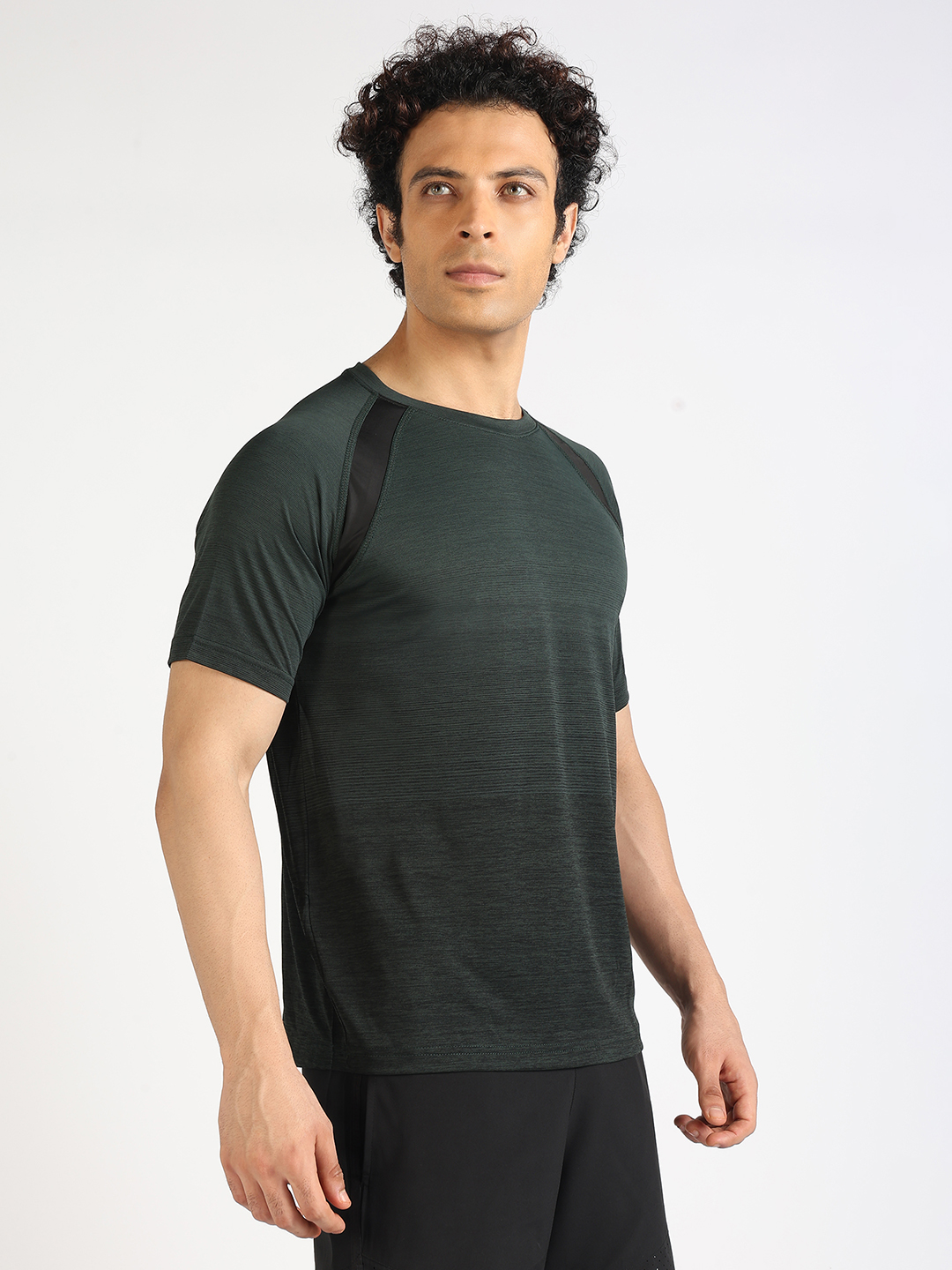 Hardik Pandya Men All-Rounder Quick Dry Round Neck Olive T-Shirt for Gym, Running, Yoga, Indoor & Outdoor Sports - Custo (5)