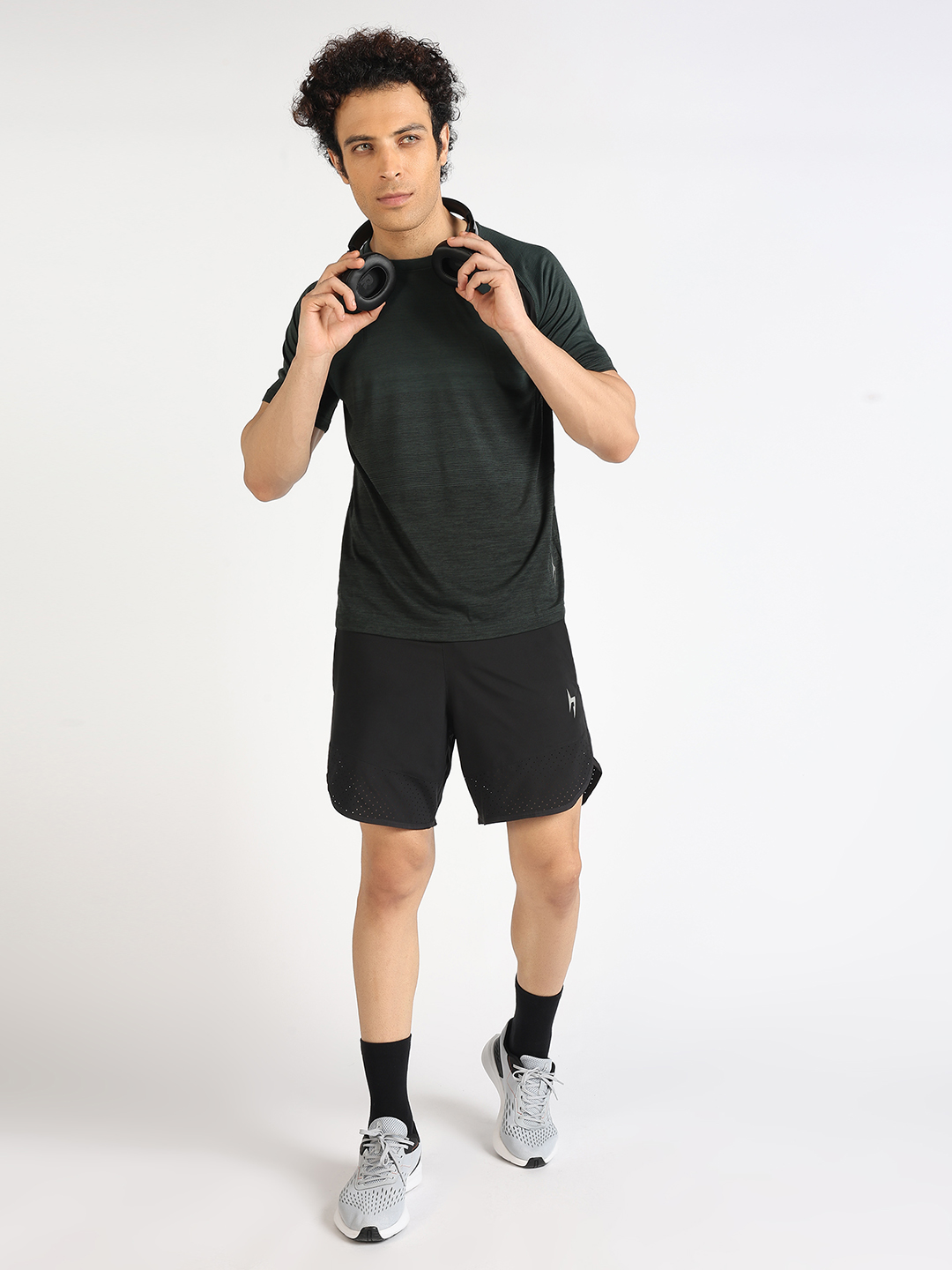 Hardik Pandya Men All-Rounder Quick Dry Round Neck Olive T-Shirt for Gym, Running, Yoga, Indoor & Outdoor Sports - Custo (7)