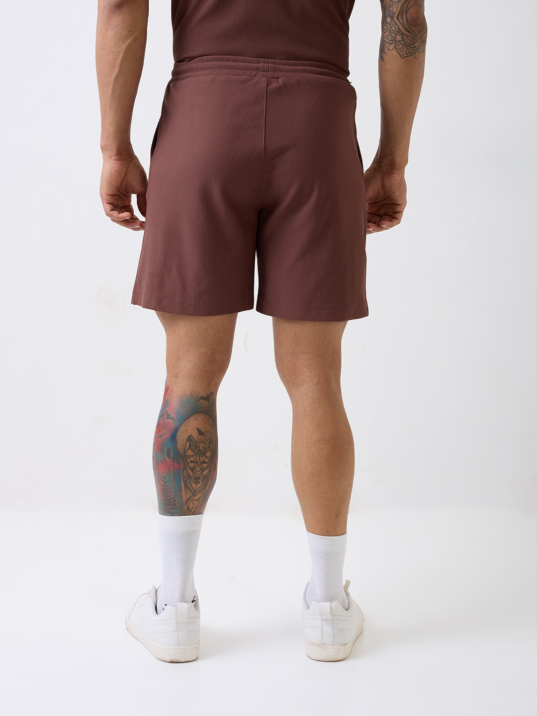 Hardik Pandya Men All-Terrain Co-ord Set in Brown, Stretchable and Textured with Heavy Gauge Premium Fabric (8)