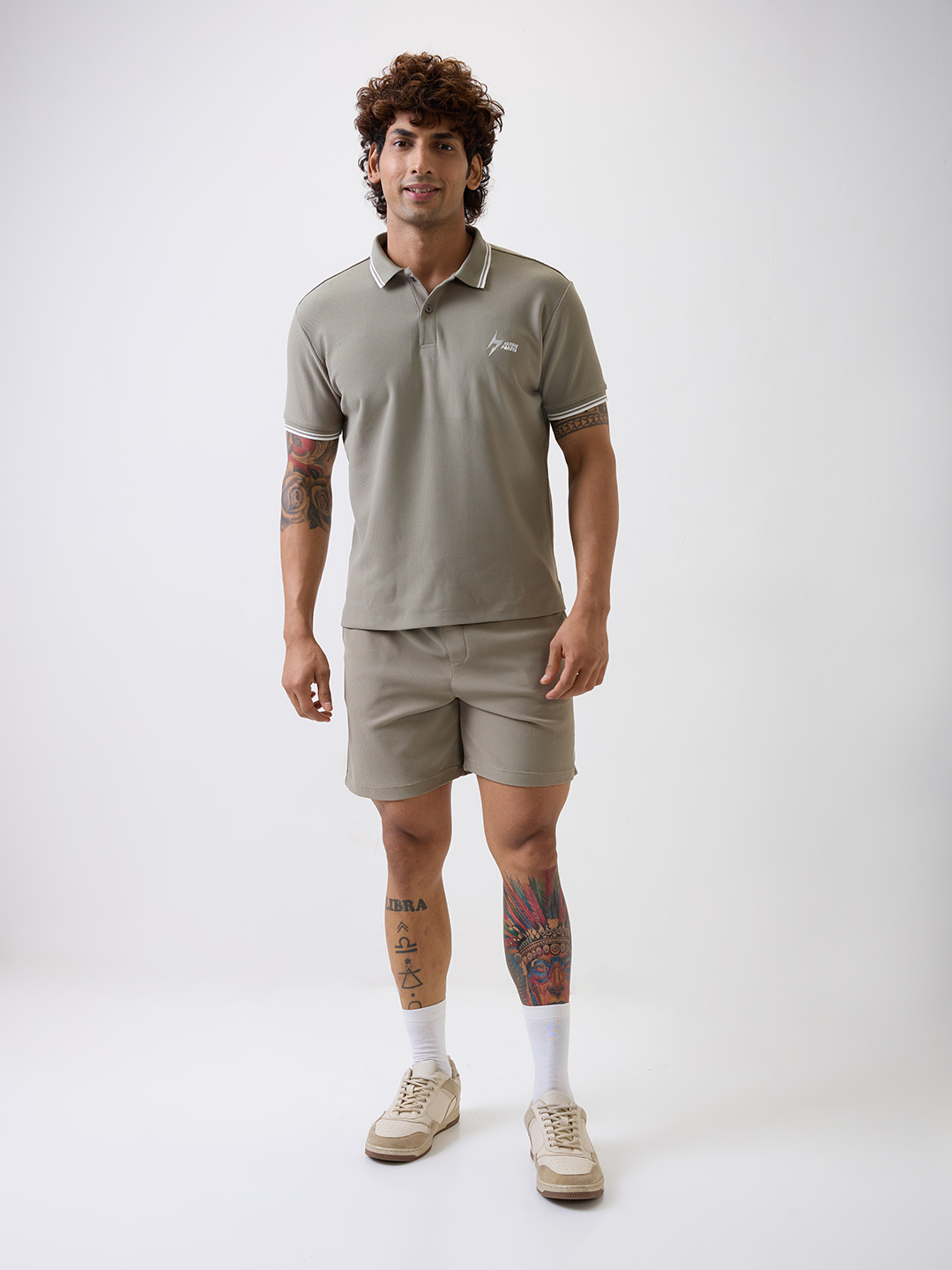 Hardik Pandya Men All-Terrain Co-ord Set in Treron Green, Stretchable and Textured with Heavy Gauge Premium Fabric (2)