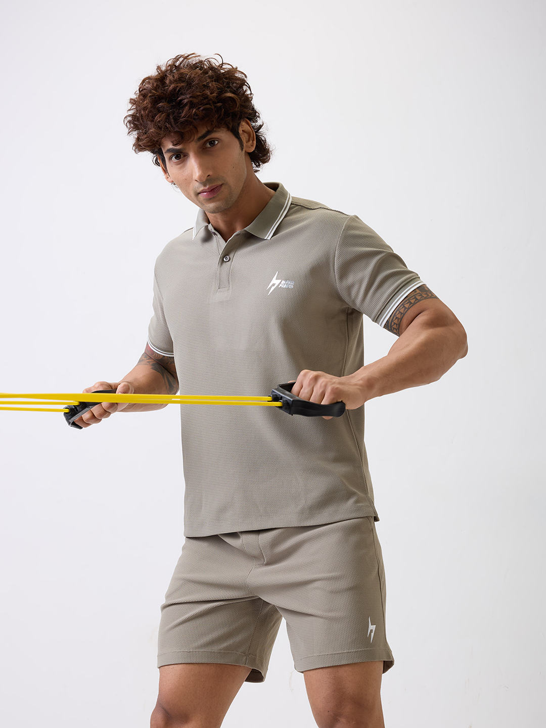 Hardik Pandya Men All-Terrain Co-ord Set in Treron Green, Stretchable and Textured with Heavy Gauge Premium Fabric (5)