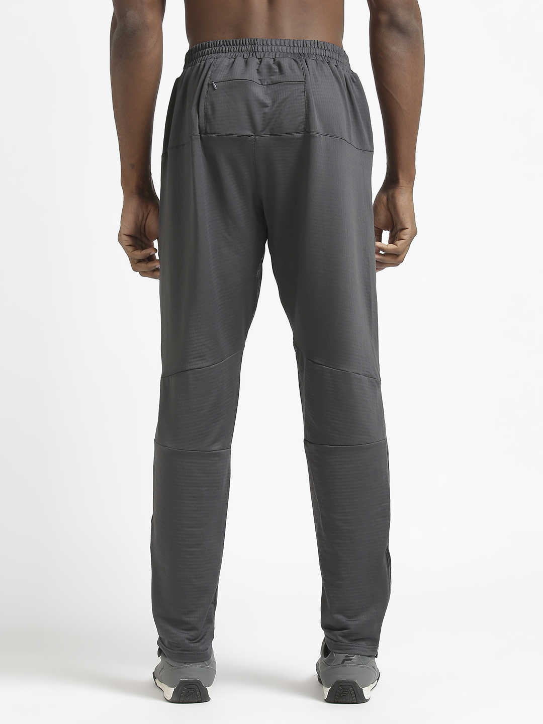 Hardik Pandya Men Ankle-Zip Active Wear Graphite Track Pant for Workout, Gym, Running, Yoga and Sports (4)