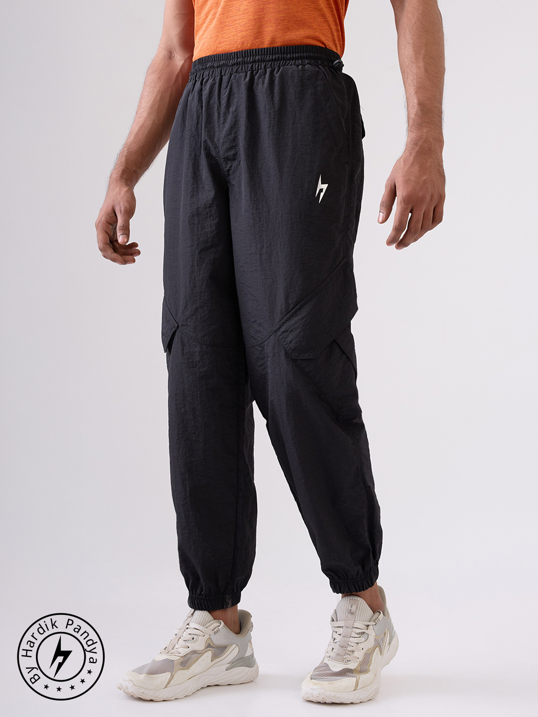 Hardik Pandya Men Drive Outdoor Black Track Pant for Workout, Gym, Running, Yoga, Indoor & Outdoor Sports
