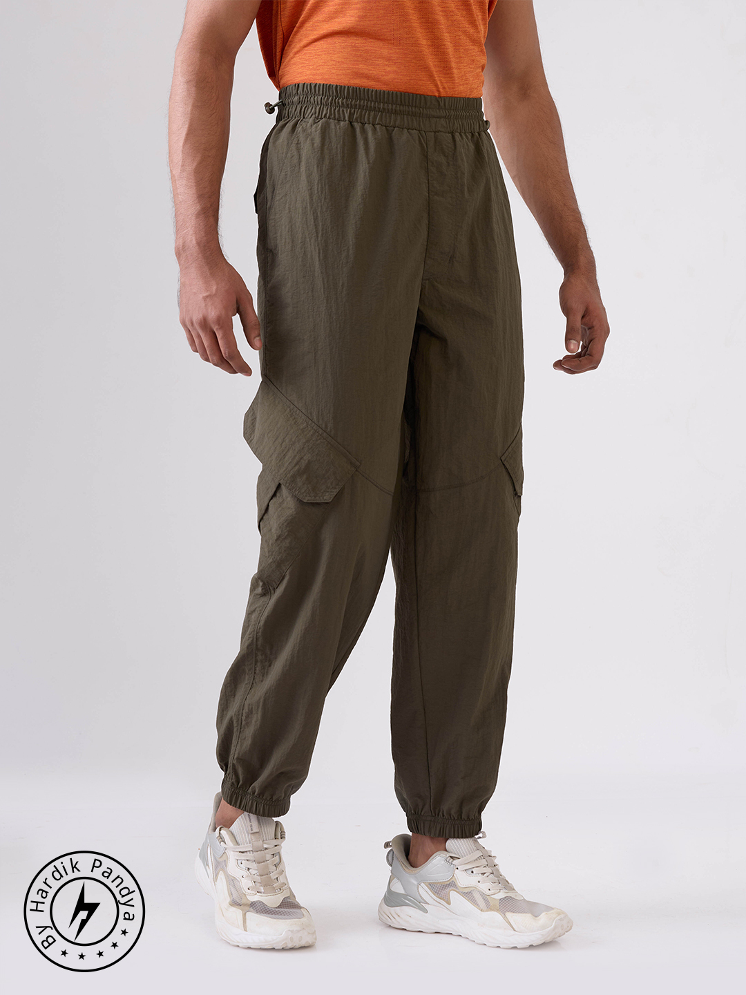 Hardik Pandya Men Drive Outdoor Dark Olive Track Pant for Workout, Gym, Running, Yoga, Indoor & Outdoor Sports
